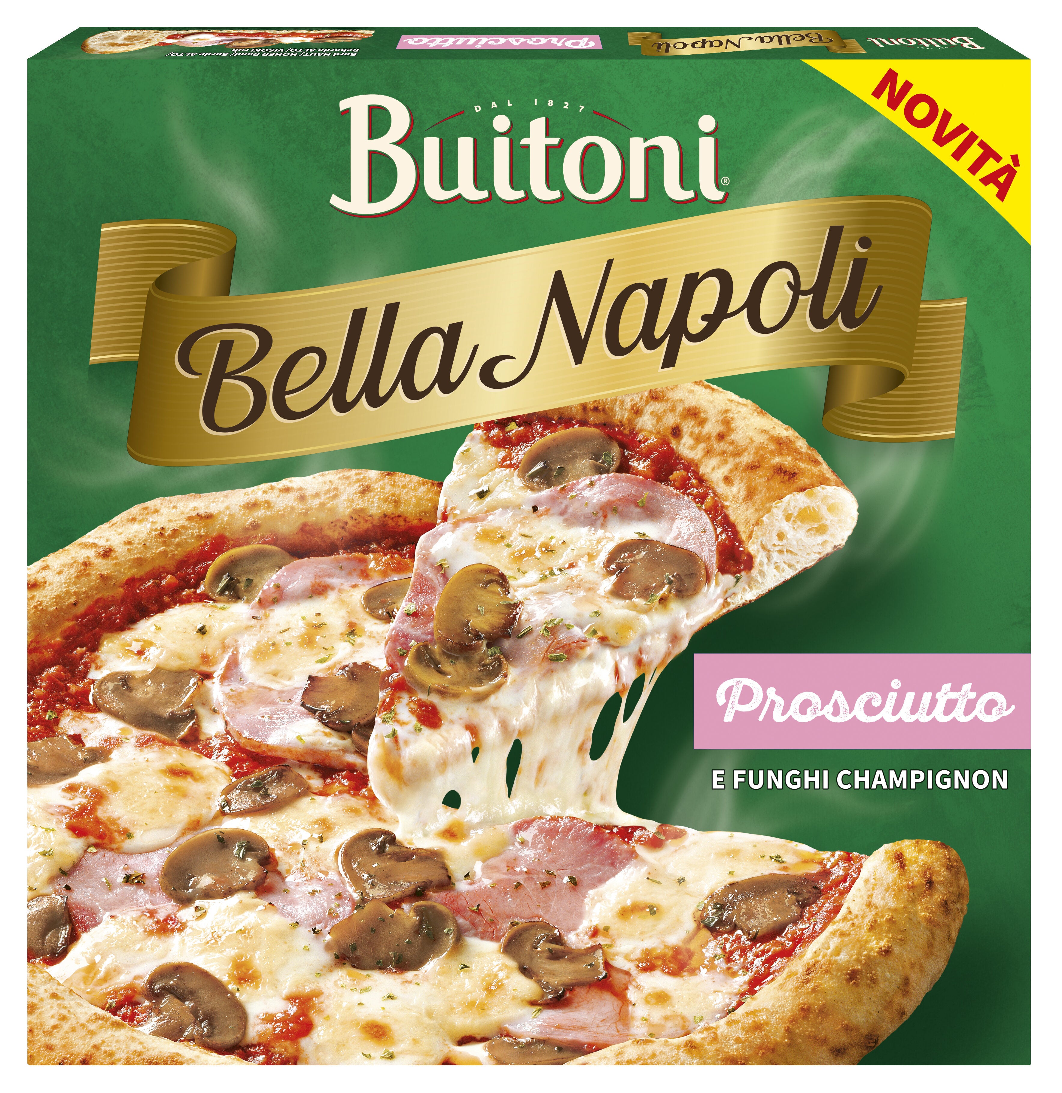 Pizza prosciutto bella napoli Buitoni 375g
