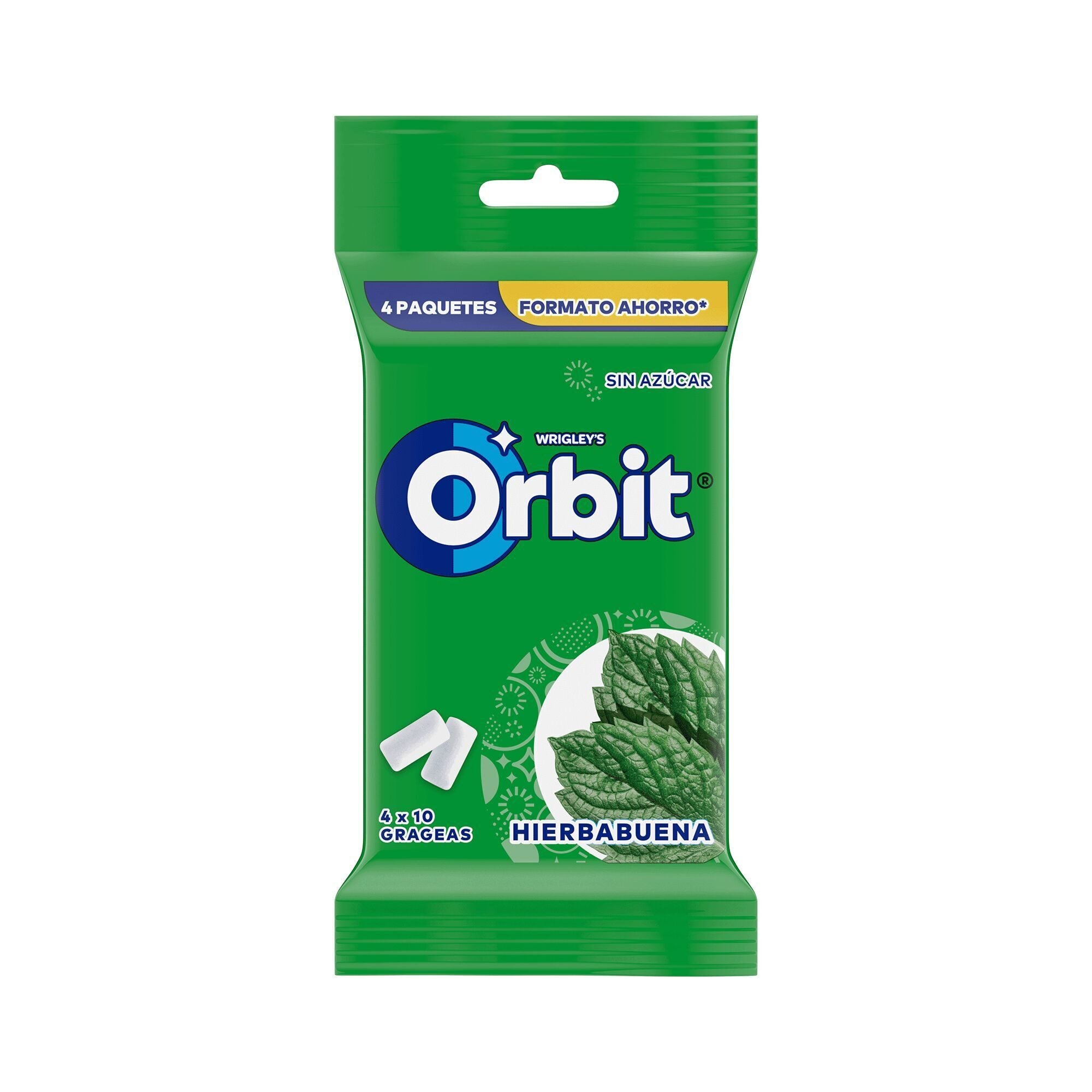 Chicle hierbabuena s/az Orbit p4 56g