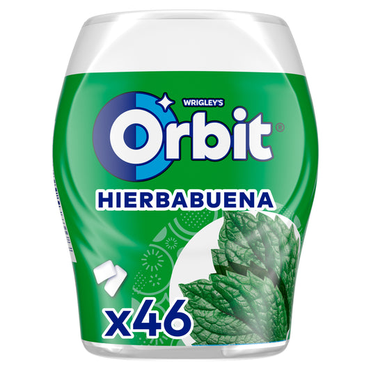 Chicle hierbabuena s/az bote Orbit 46u 64g La Despensa