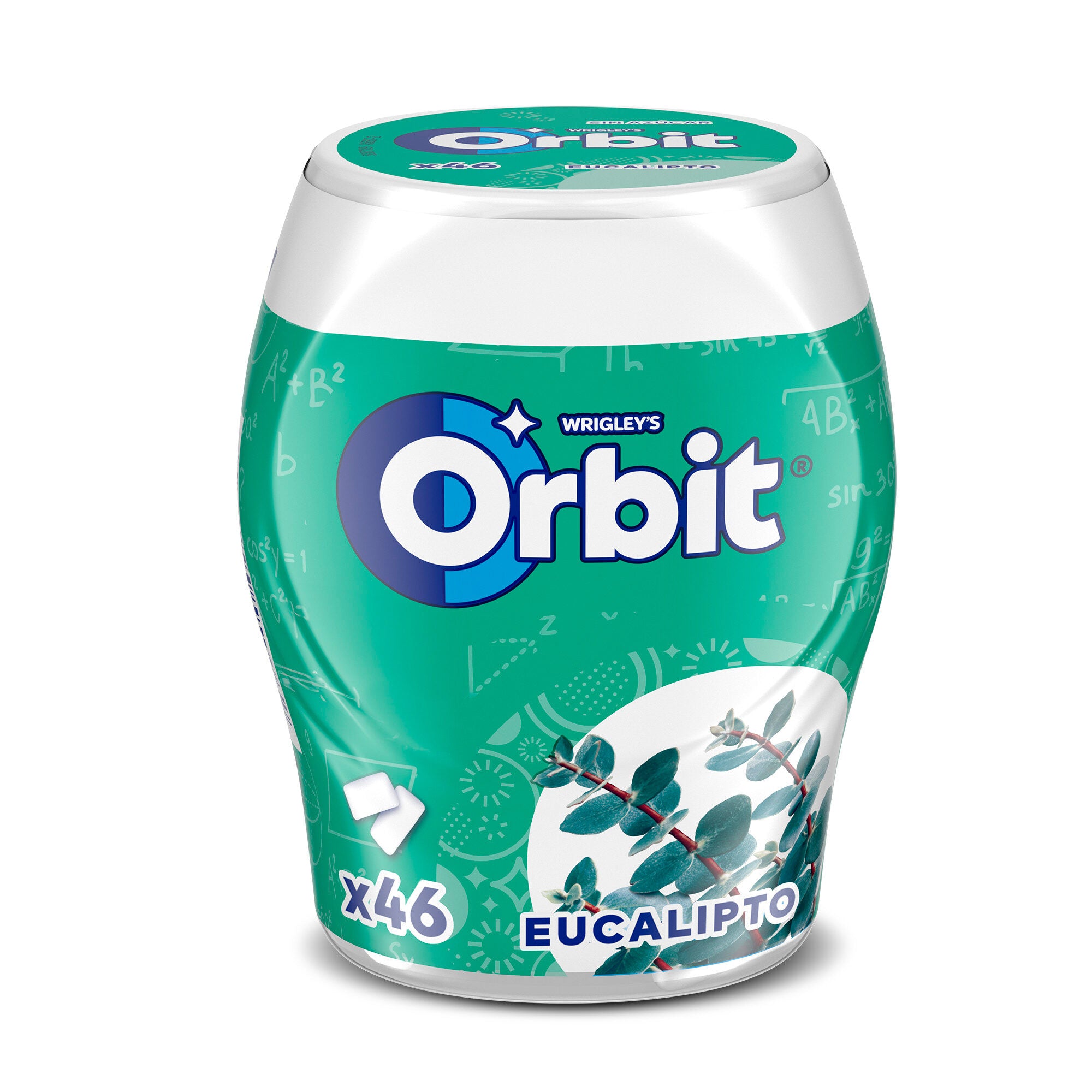 Chicle eucalipto s/az bote Orbit 46u 64g