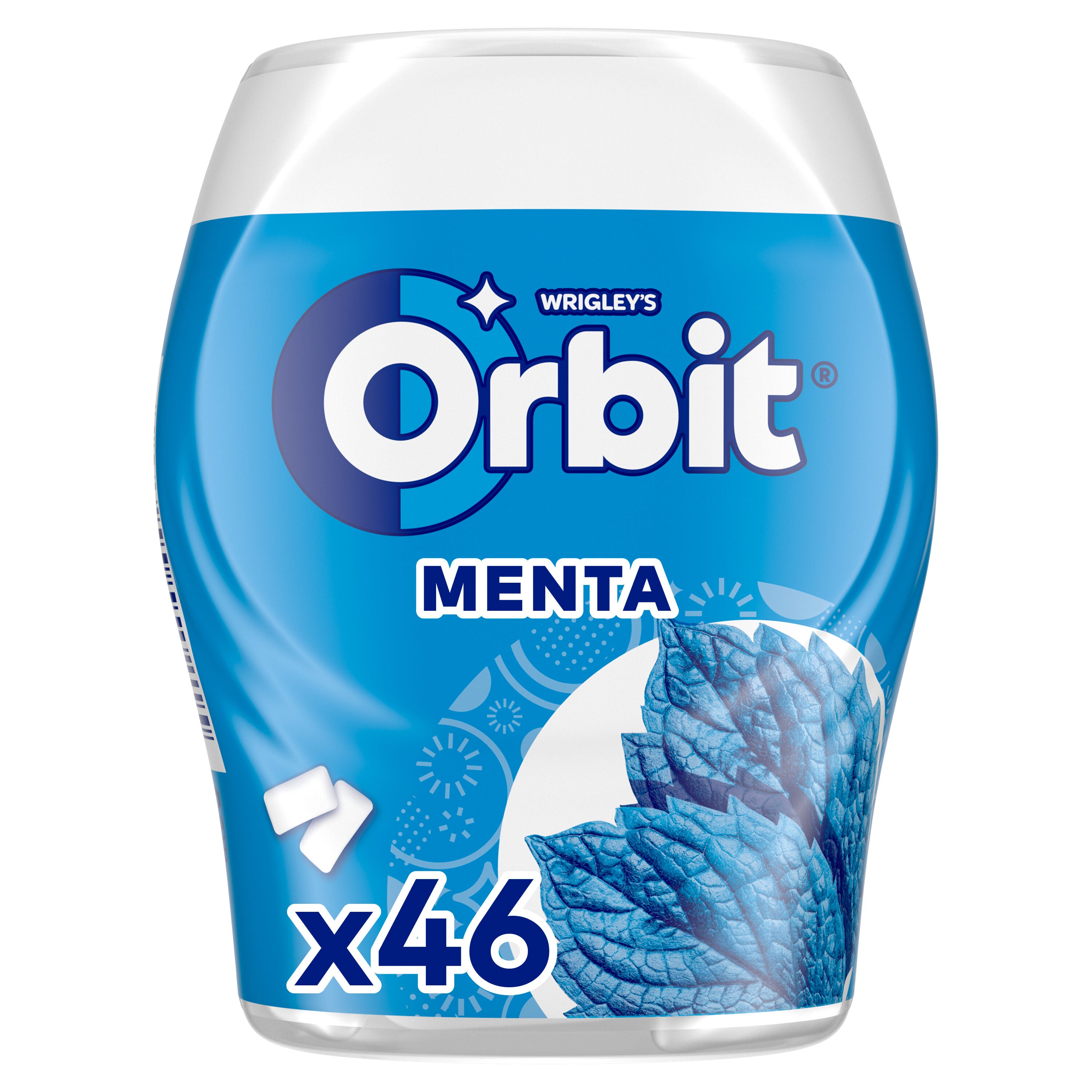 Chicle menta s/az bote Orbit 46u 64g