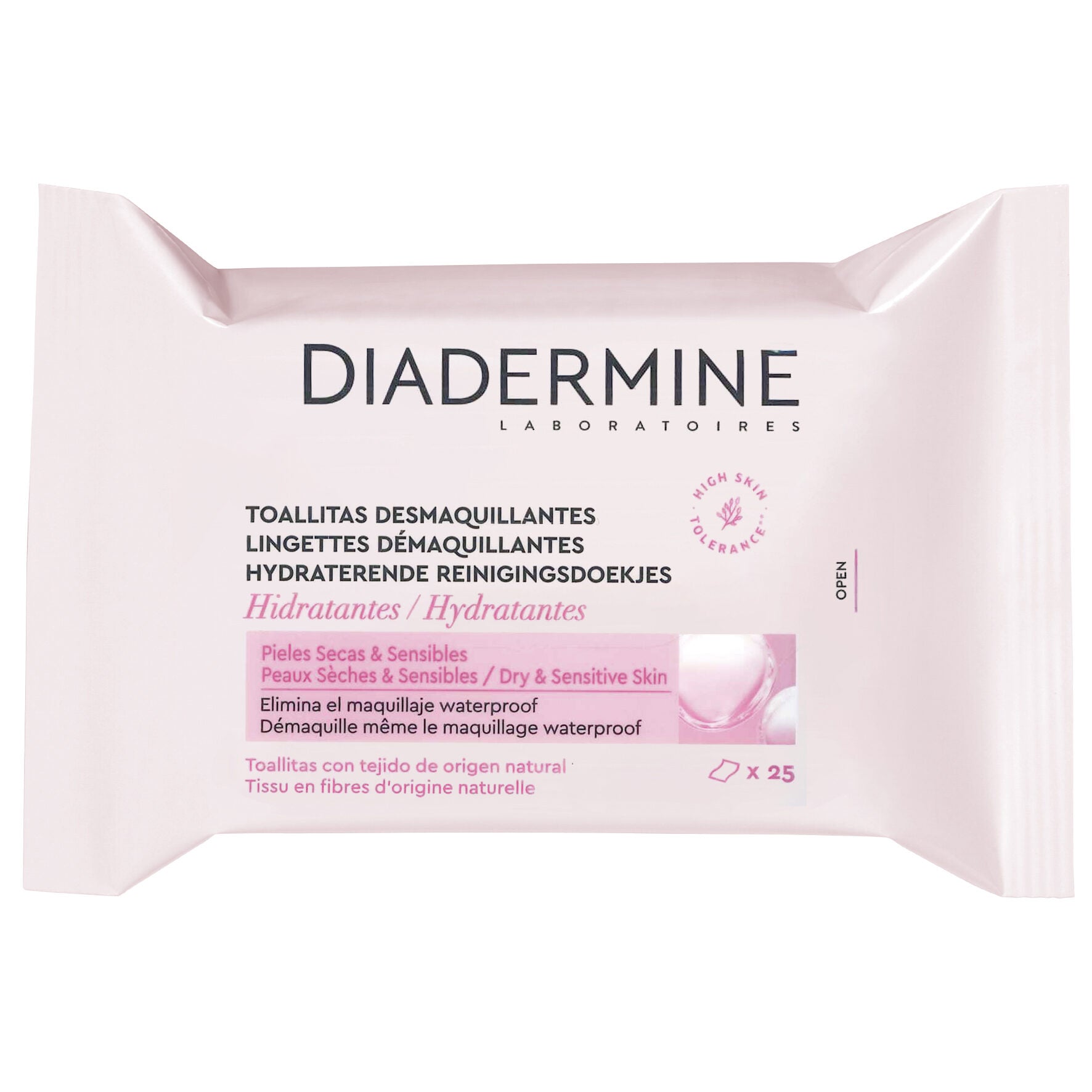 Toallita desmaquillante hidratantes Diadermine 6u