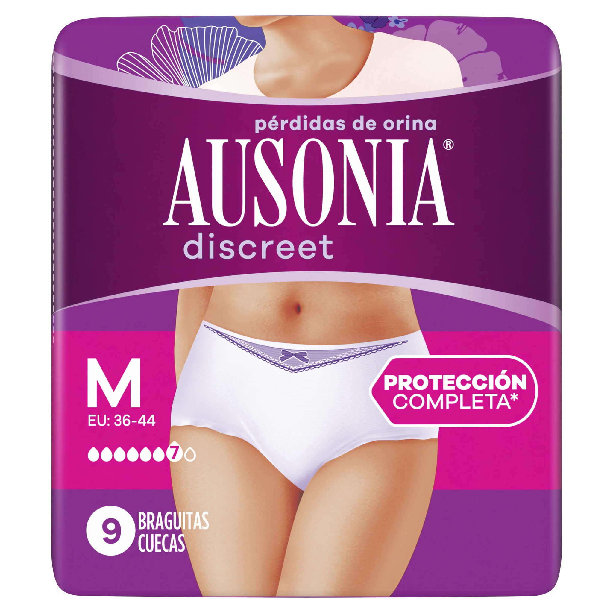 Compresa incontinencia pants plus m discreet Ausonia 9u