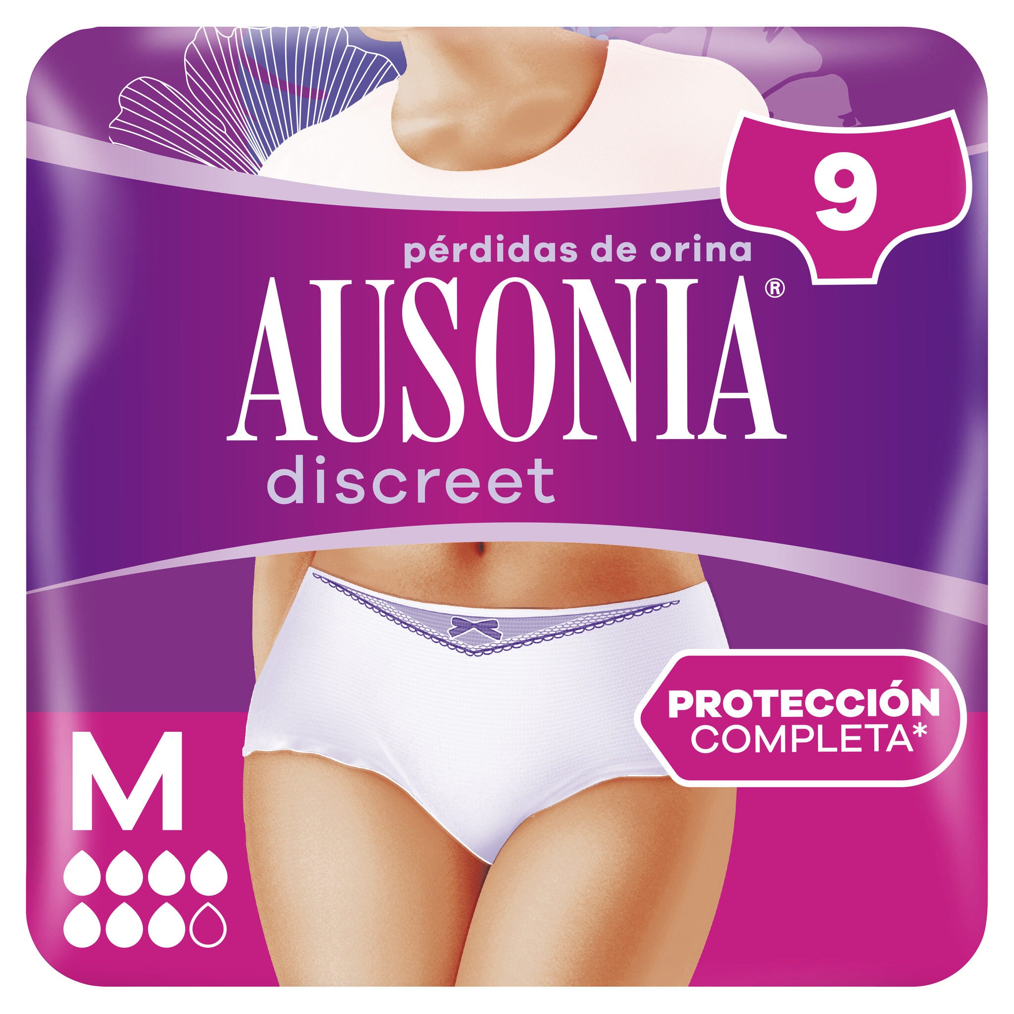 Compresa incontinencia pants plus m discreet Ausonia 9u