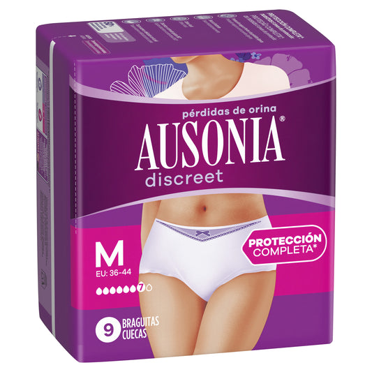 Compresa incontinencia pants plus m discreet Ausonia 9u La Despensa
