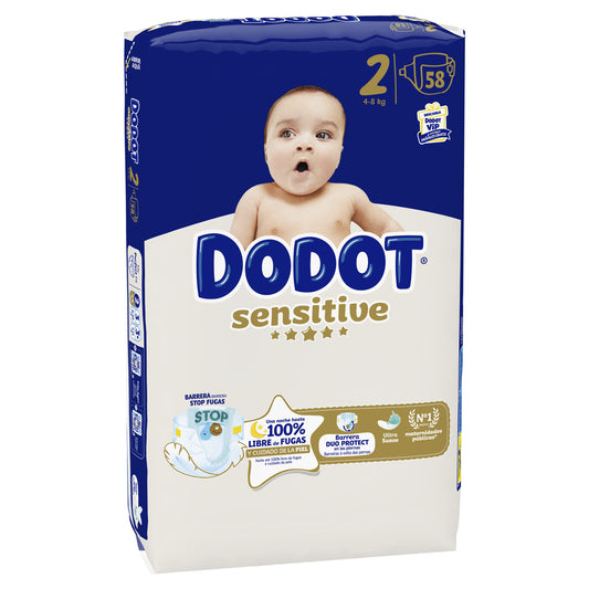 Pañal sensitive t2 Dodot p58 La Despensa