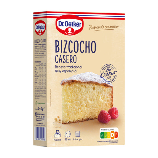 Preparado bizcocho extra esponjoso Dr oetker 340g La Despensa