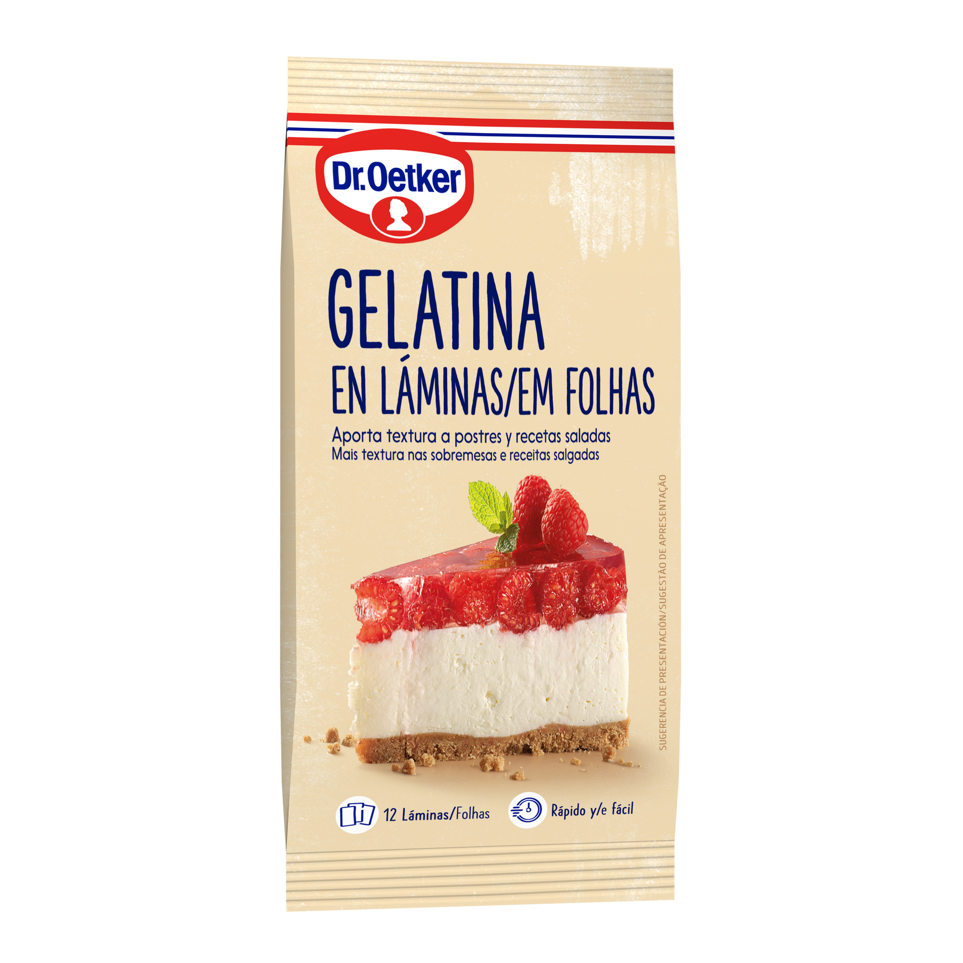 Gelatina laminas Dr oetker p12 20g