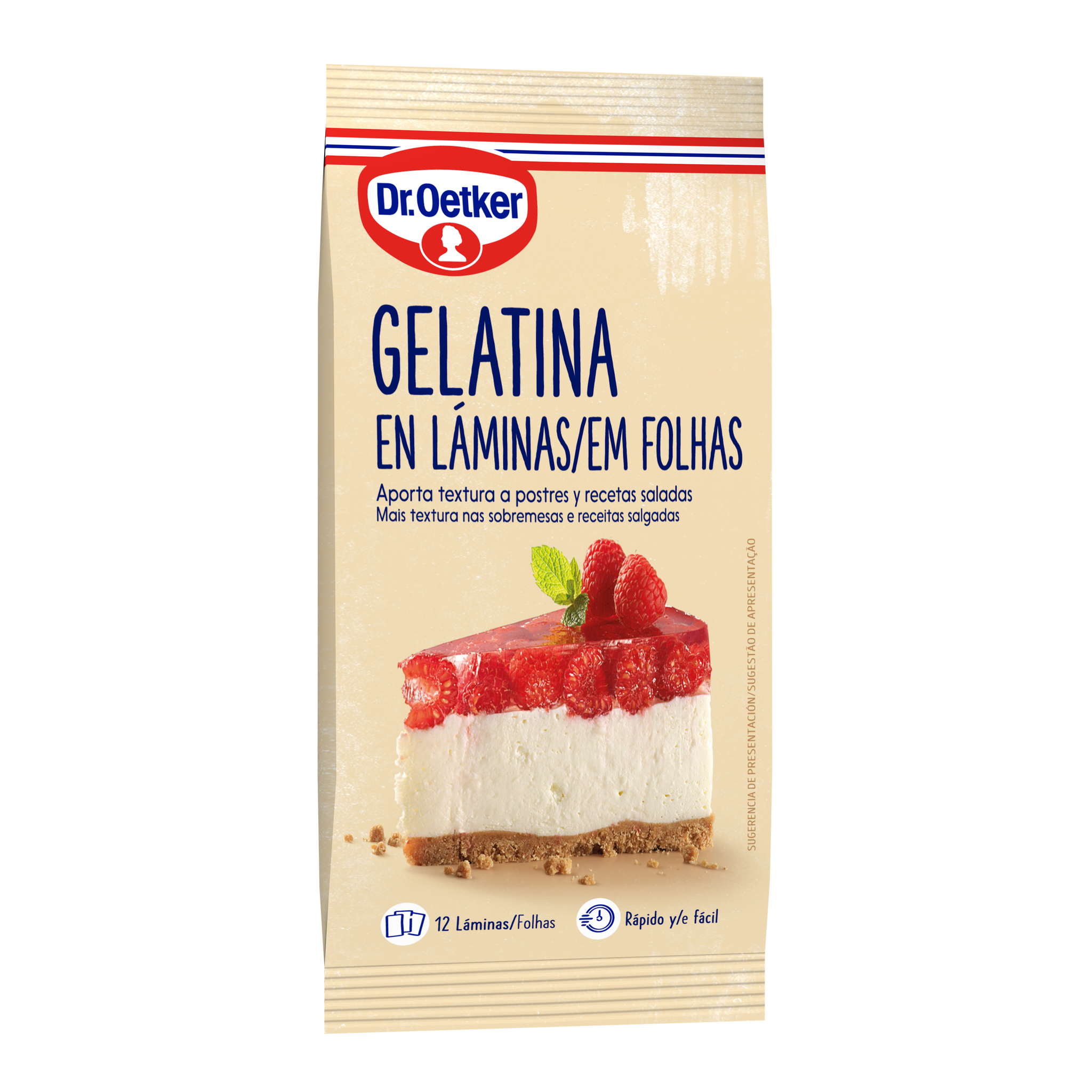Gelatina laminas Dr oetker p12 20g