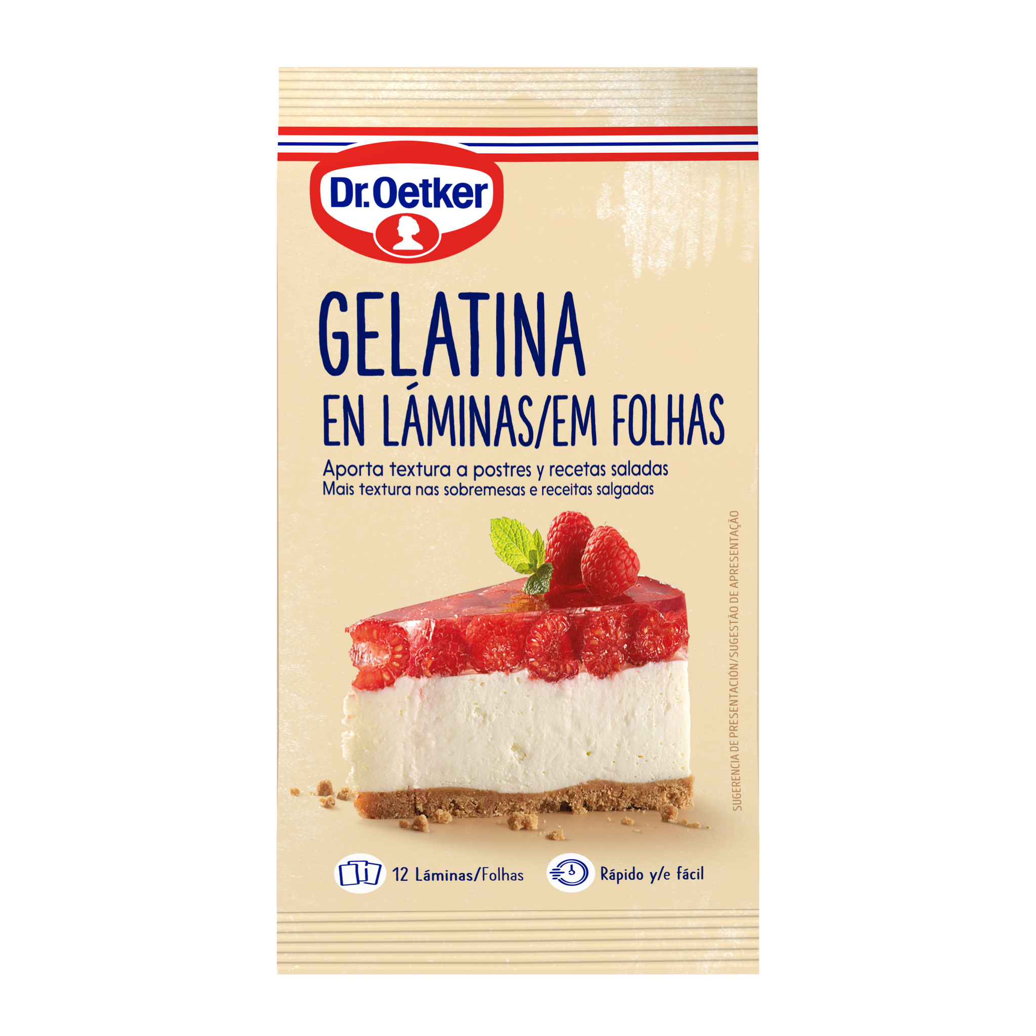 Gelatina laminas Dr oetker p12 20g