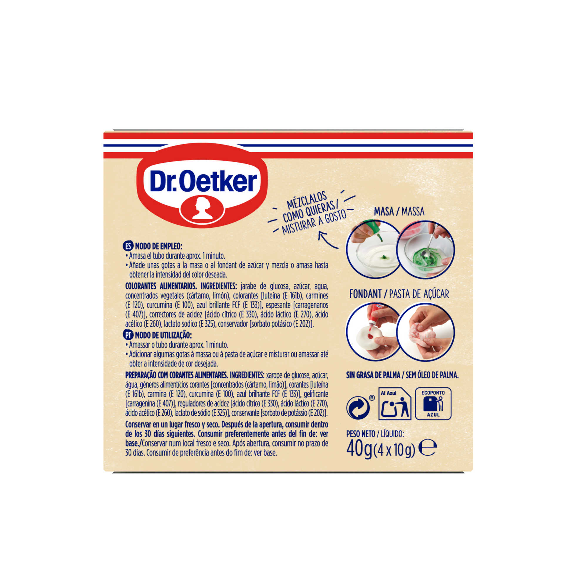 Colorante alimetario Dr oetker 40g
