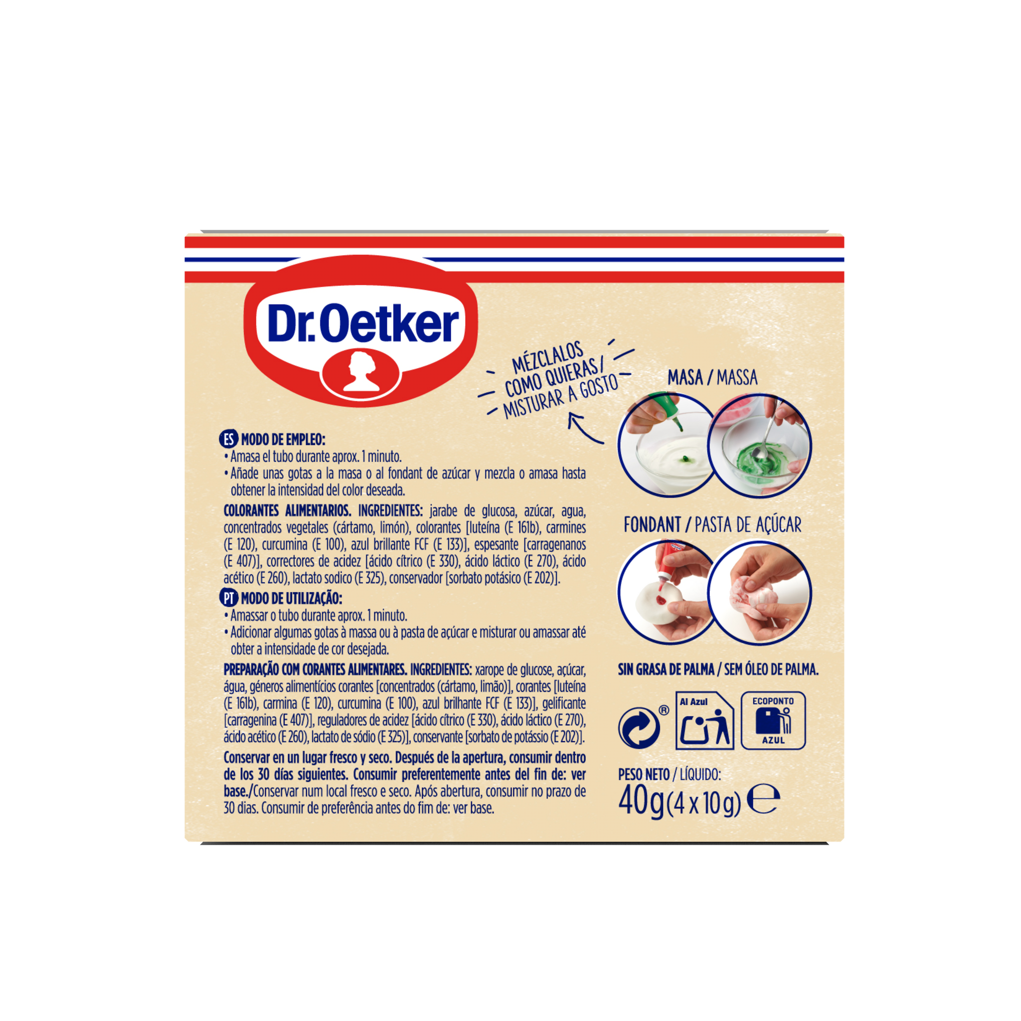 Colorante alimetario Dr oetker 40g
