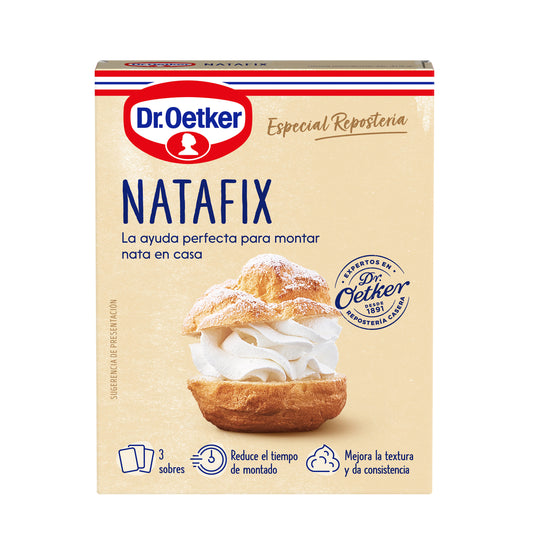 Preparado nata para montar Natafix Dr Oetker p3 10g/u La Despensa