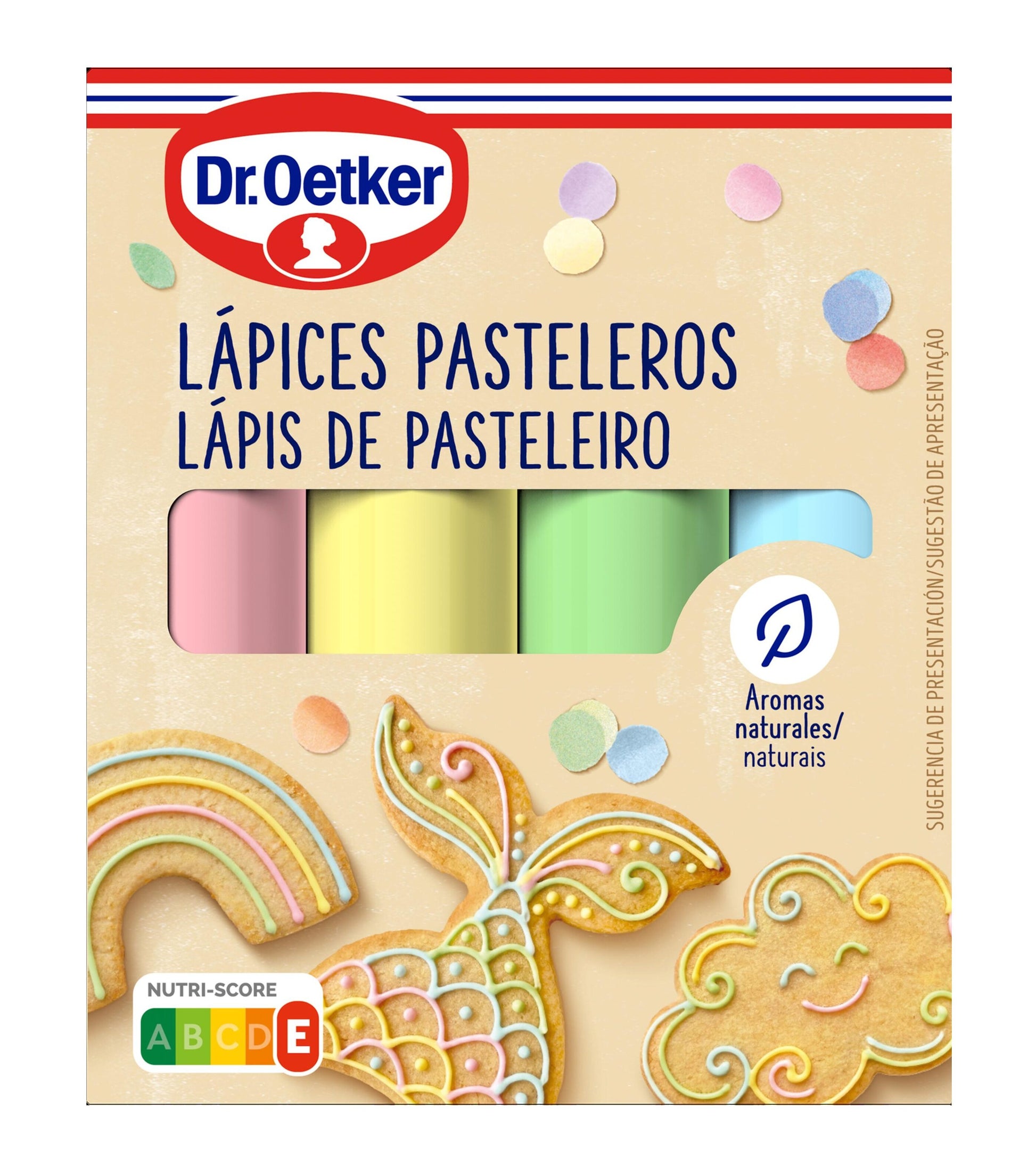 Lapices pasteleros color pastel Dr Oetker p4 60g