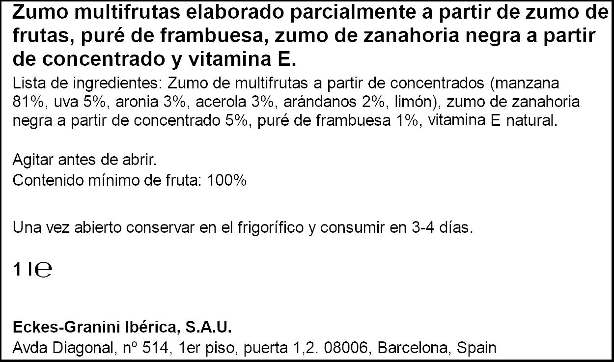 Zumo nutribebida antioxidante Hohes c 1l