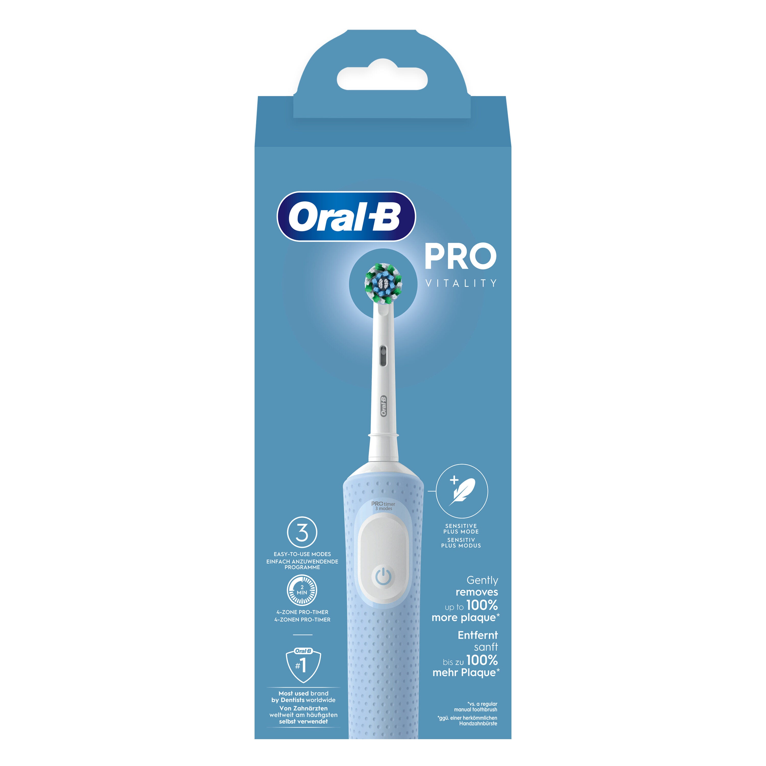 Cepillo dental eléctrico azul Oral b 1u