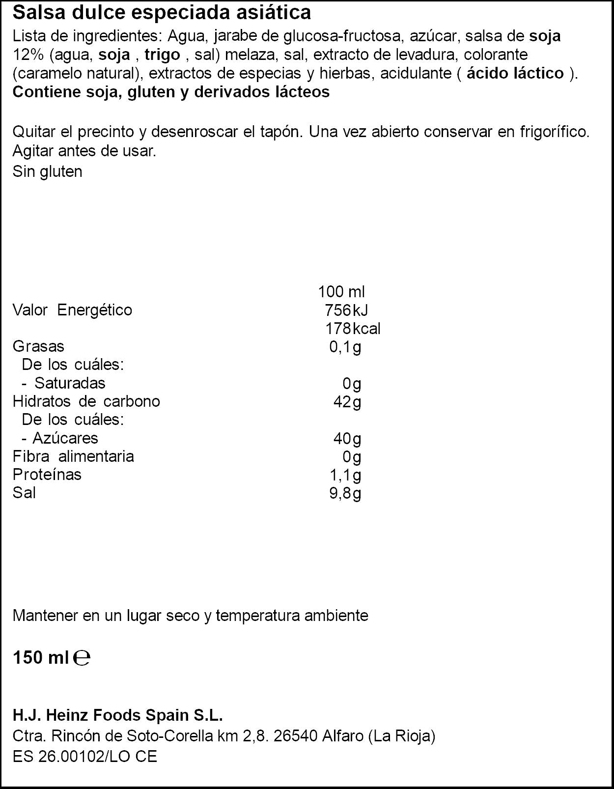 Salsa soja  Heinz 150ml