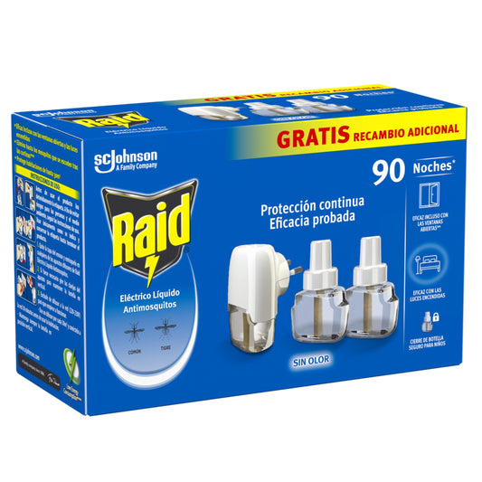 Insecticida apar+ recam eléctrico Raid 1u La Despensa