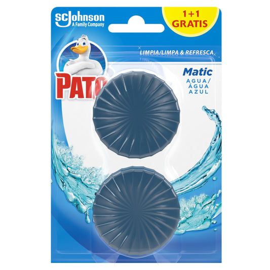 Limpiador wc pastilla agua azul Patomatic p2 50g/u La Despensa