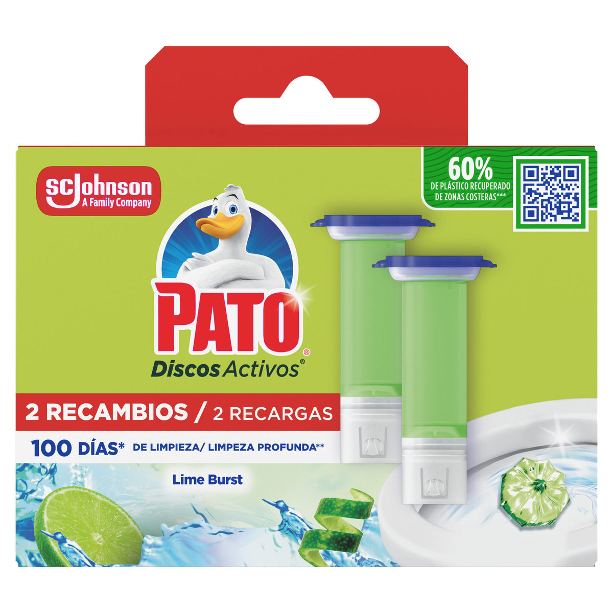Limpiador wc recambio Pato p2  36ml/u
