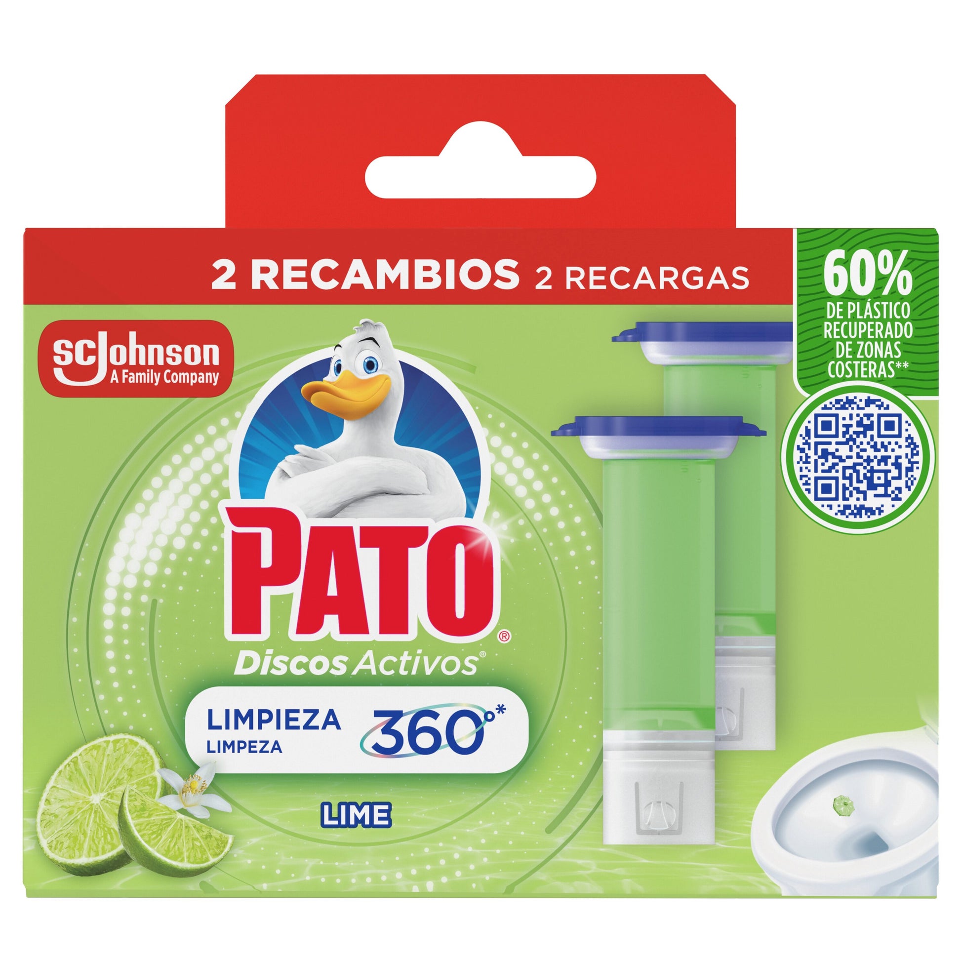 Limpiador wc recambio Pato p2  36ml/u