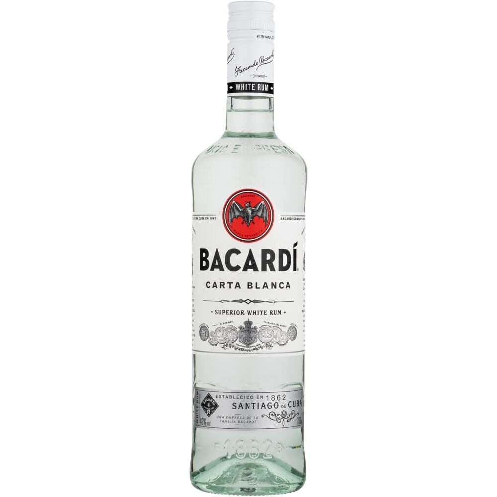 Ron carta blanca Bacardi 700ml