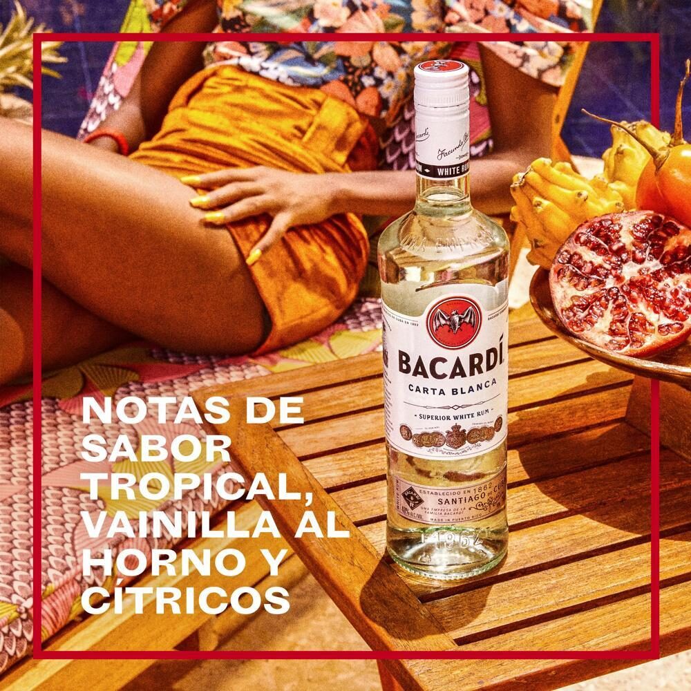 Ron carta blanca Bacardi 700ml