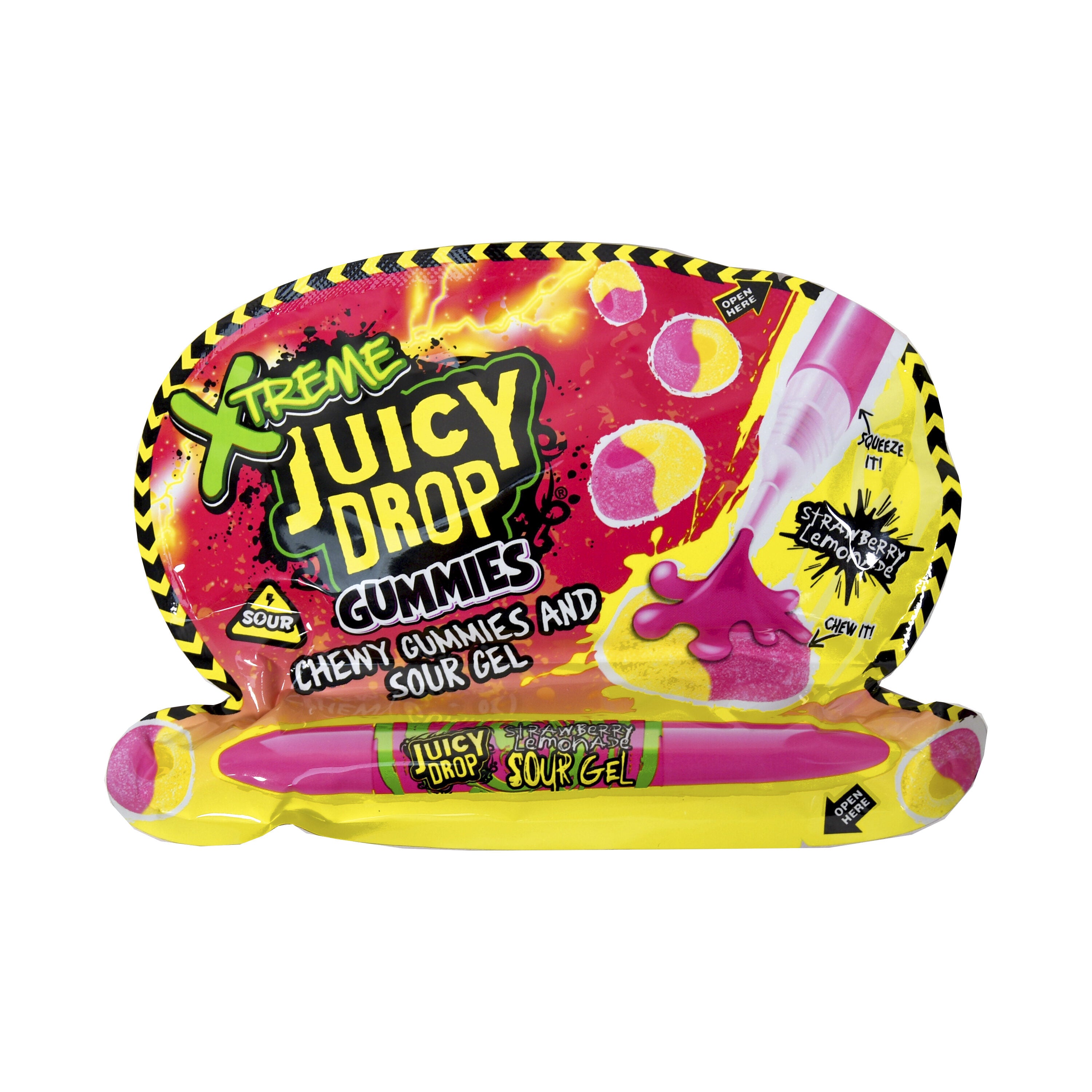 Caramelo juicy drop gummies xtrem Bazooka 1u