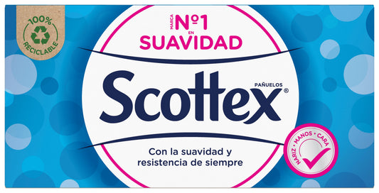 Pañuelo papel caja 3 capas Scottex 70u La Despensa