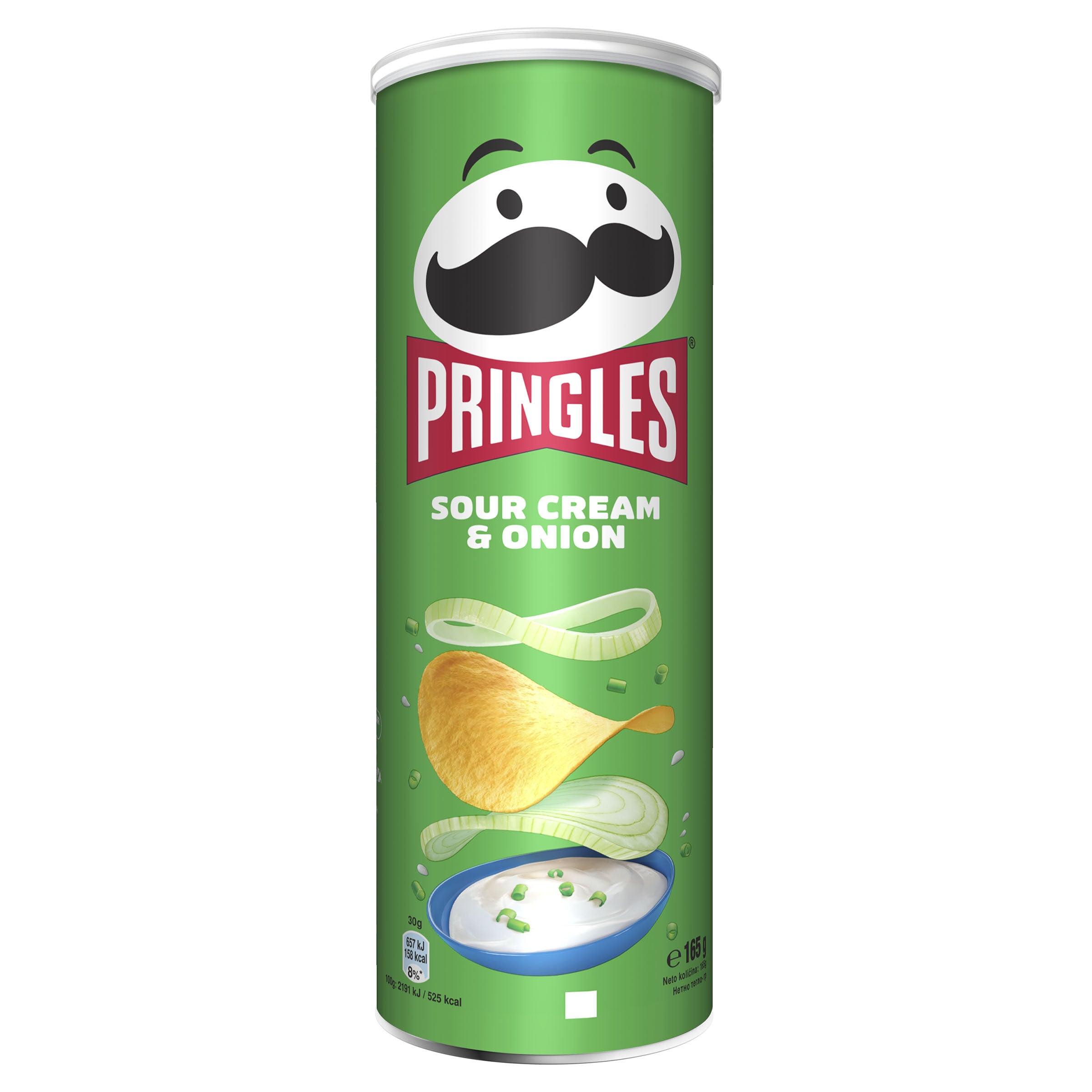 Patatas fritas sour cream & onion Pringles 165g