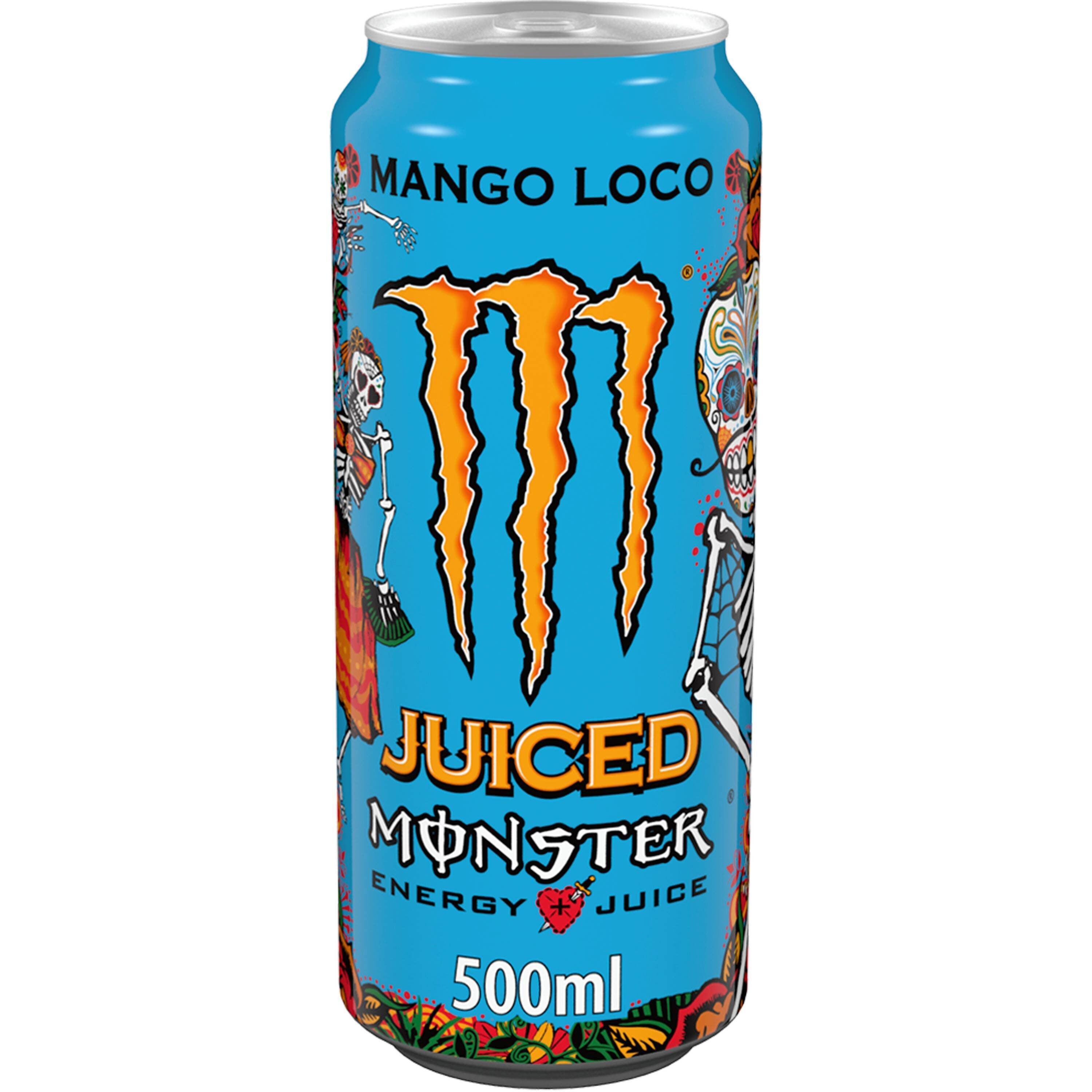 Bebida energética mango loco lata Monster 500ml