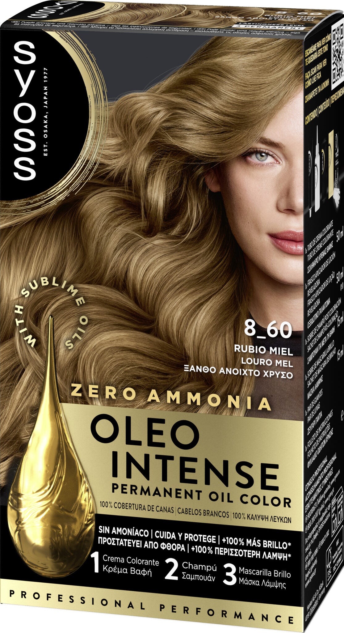Tinte rubio miel 8-60 oi Syoss 50ml