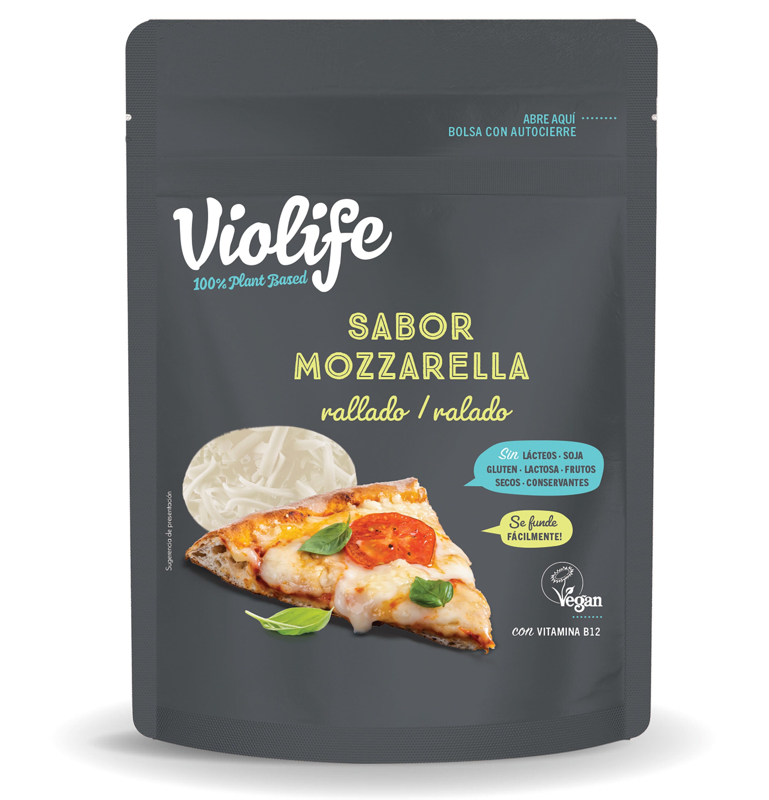 Rallado vegano sabor mozzarella Violife 200g