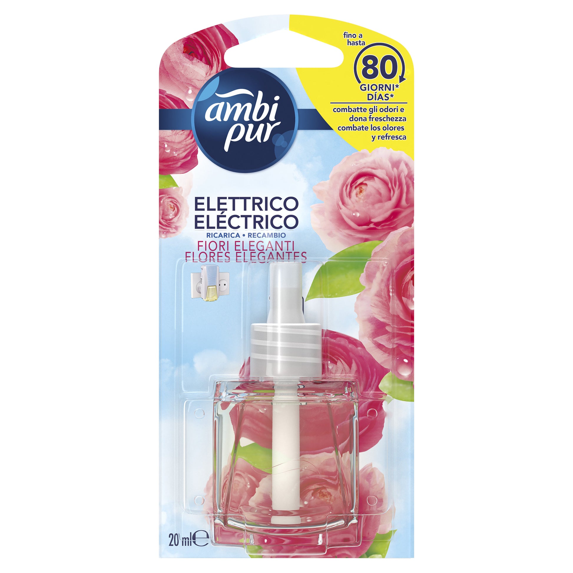 Ambientador contínuo flores elegantes recambio Ambipur 21.5ml