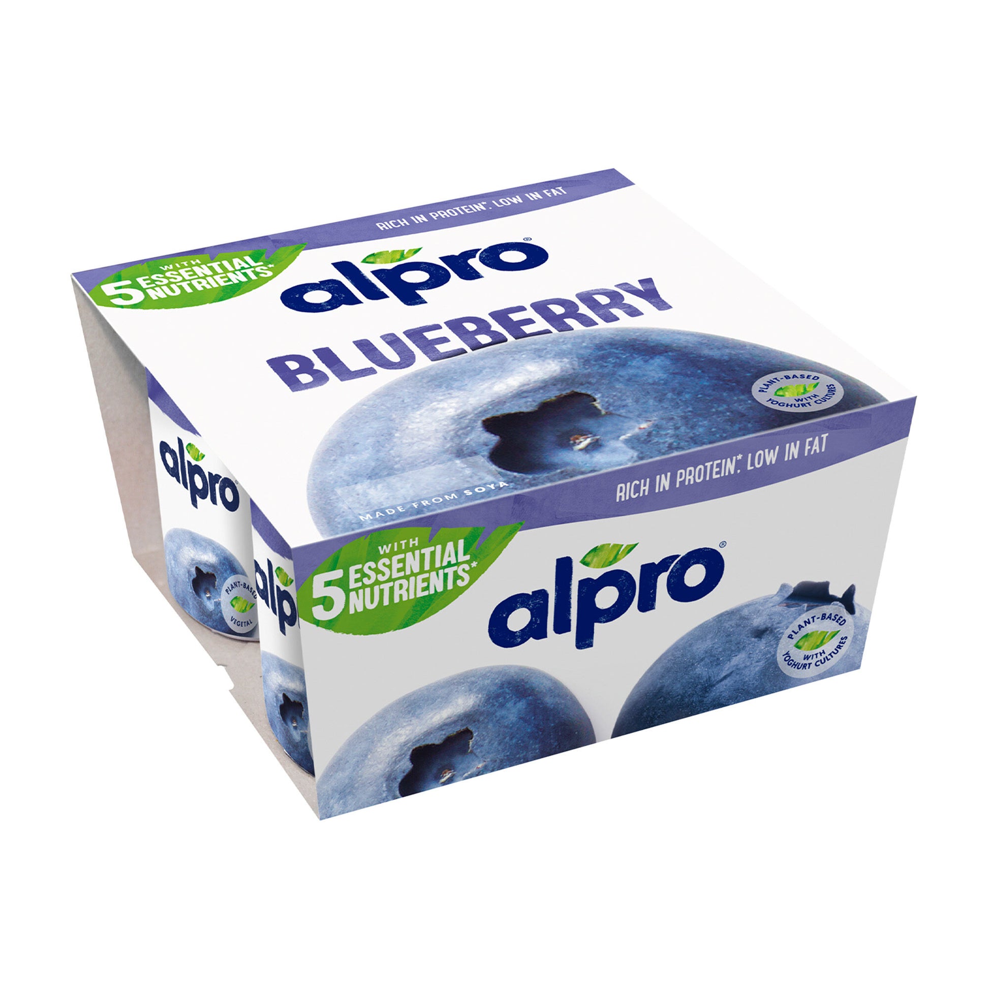 Postre vegetal arandanos pbay Alpro p4 125g/u