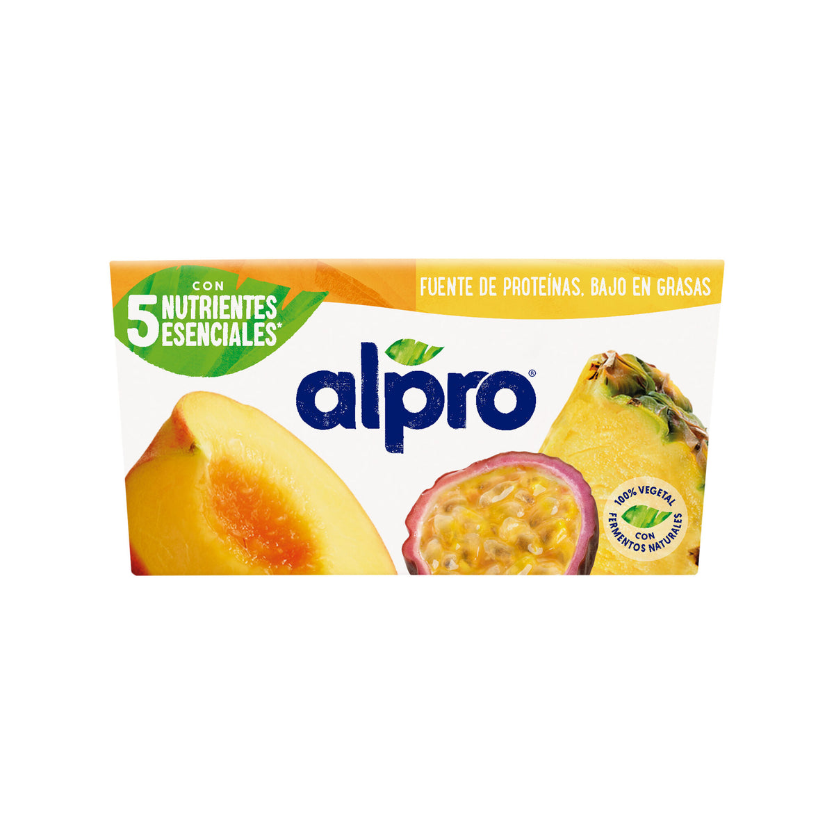 Postre vegetal melo/piña/mar Alpro p4 125g/u