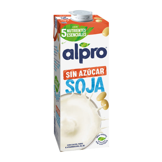 Bebida vegetal de soja s/azucar Alpro 1l La Despensa