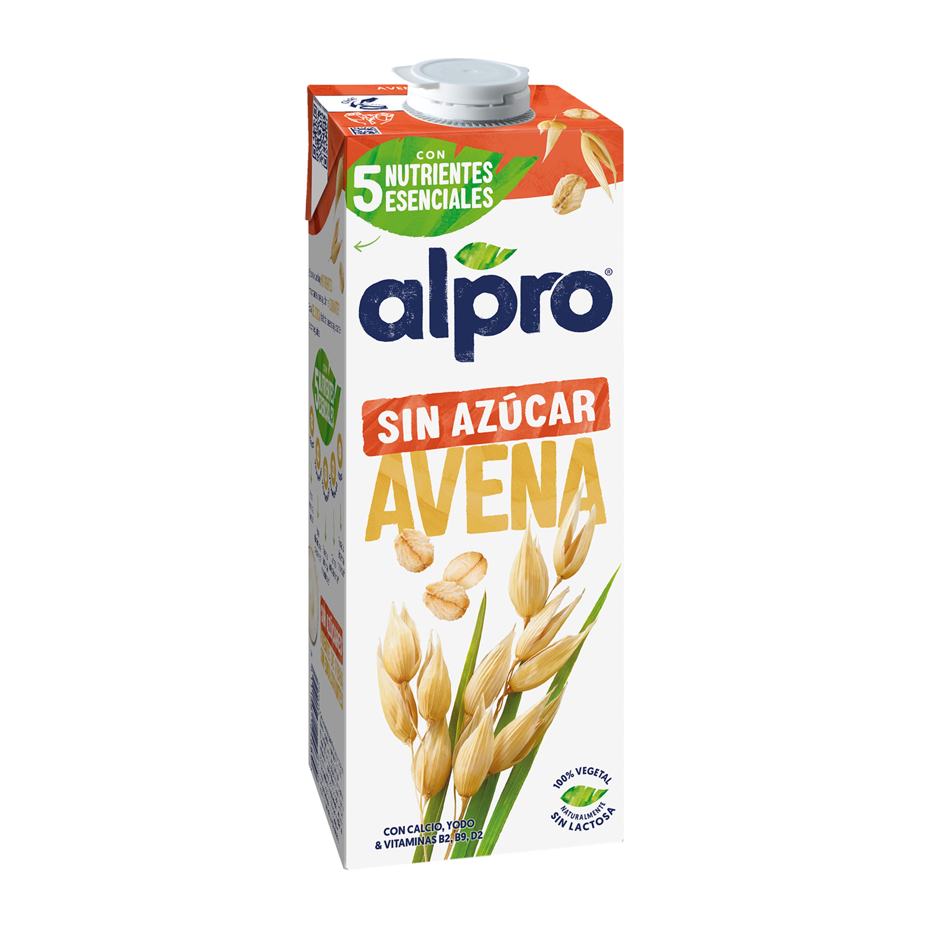 Bebida vegetal  de avena s/azucar Alpro 1l