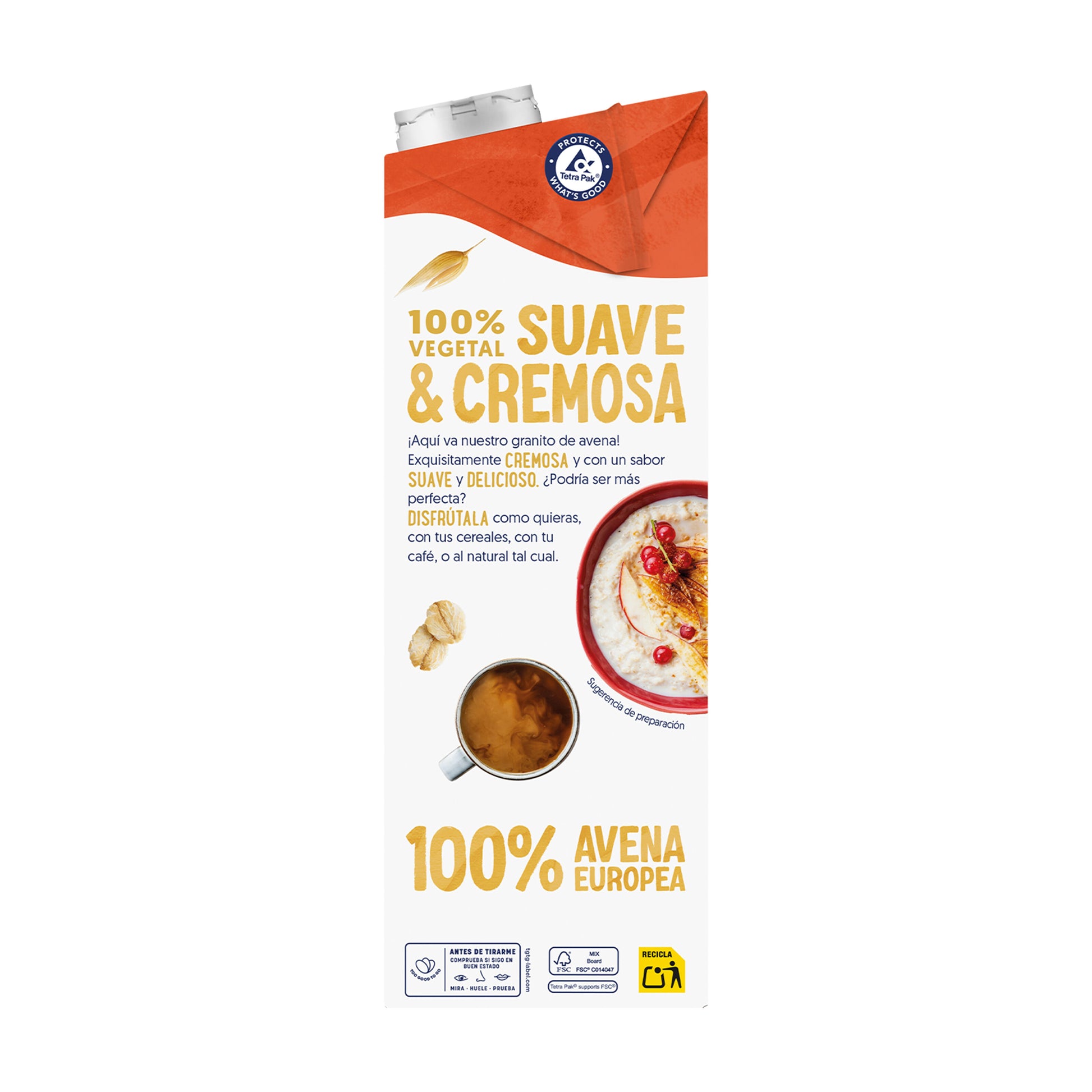 Bebida vegetal  de avena s/azucar Alpro 1l