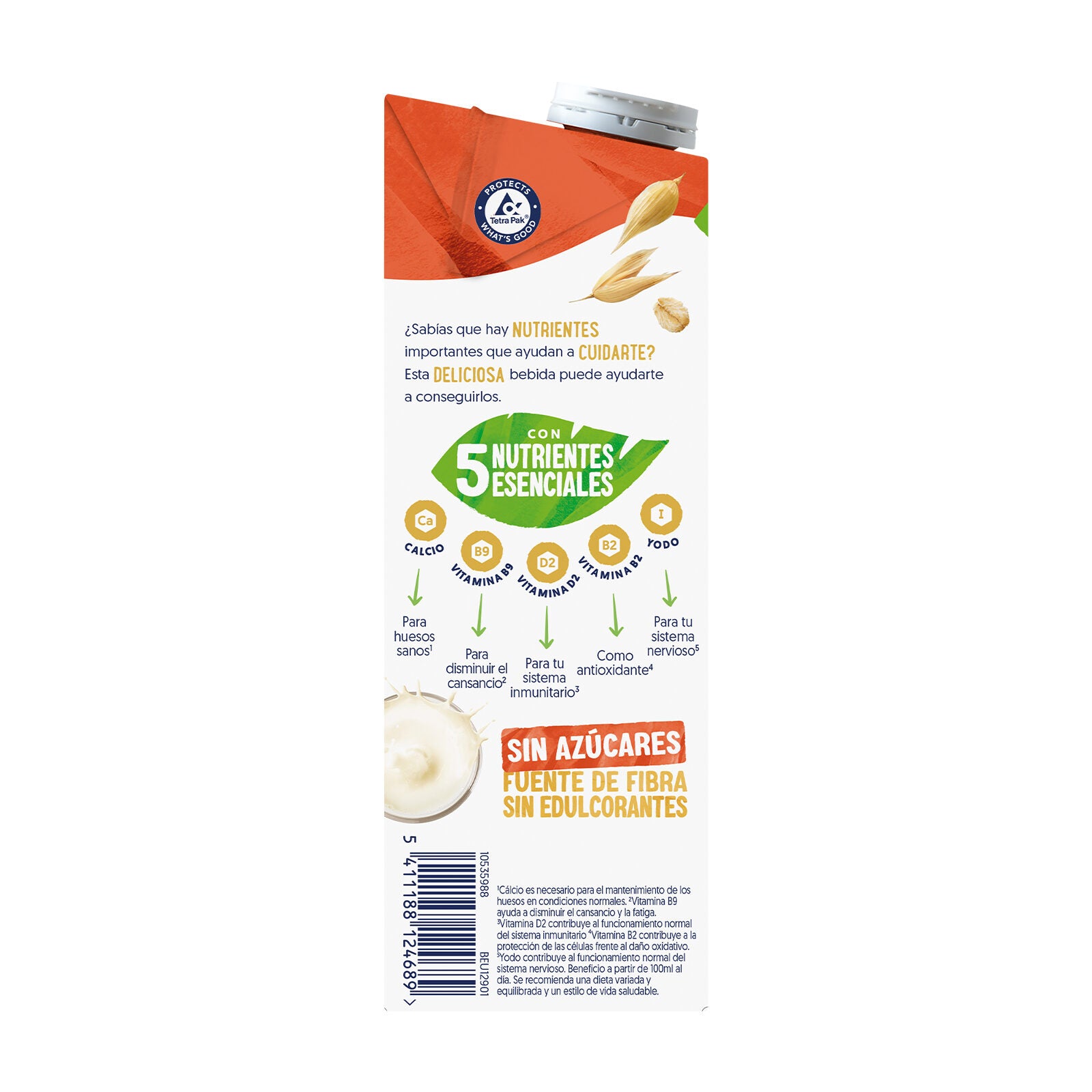 Bebida vegetal  de avena s/azucar Alpro 1l