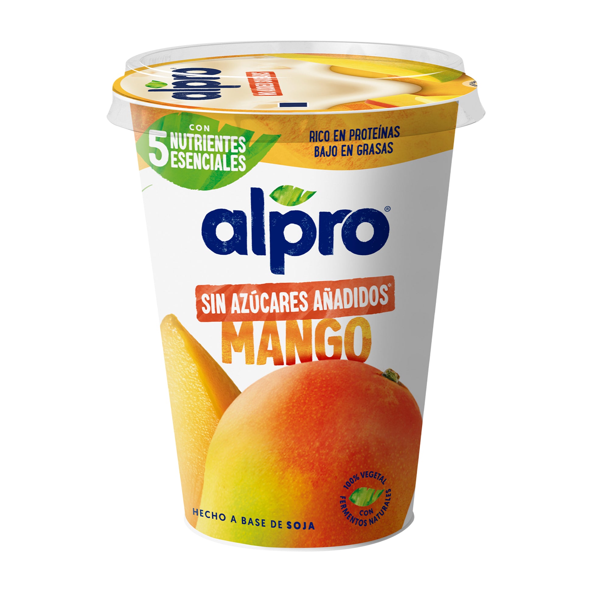 Postre vegetal s/azucar mango Alpro 400g
