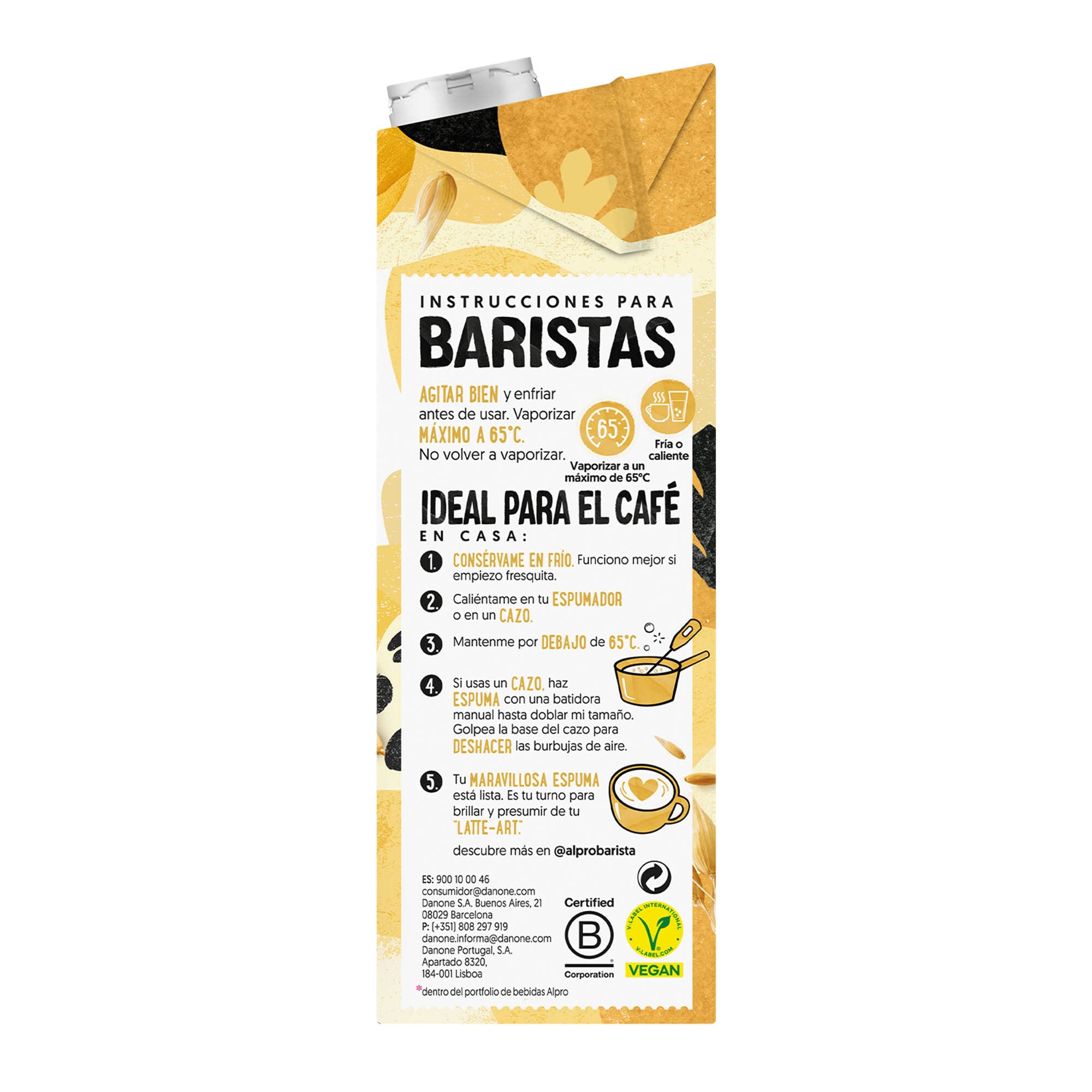 Bebida vegetal avena barista Alpro 1l