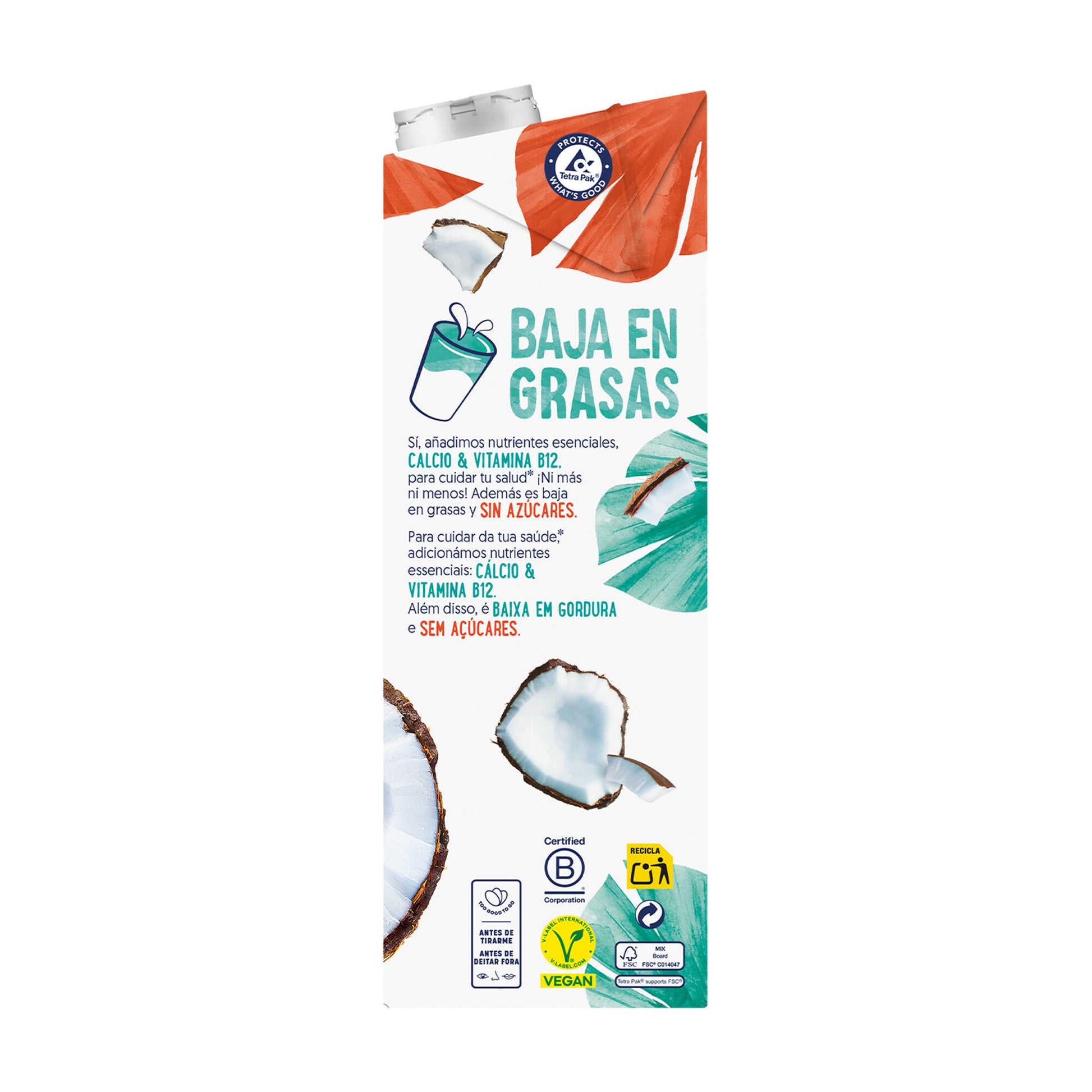 Bebida vegetal coco s/azucar Alpro 1l