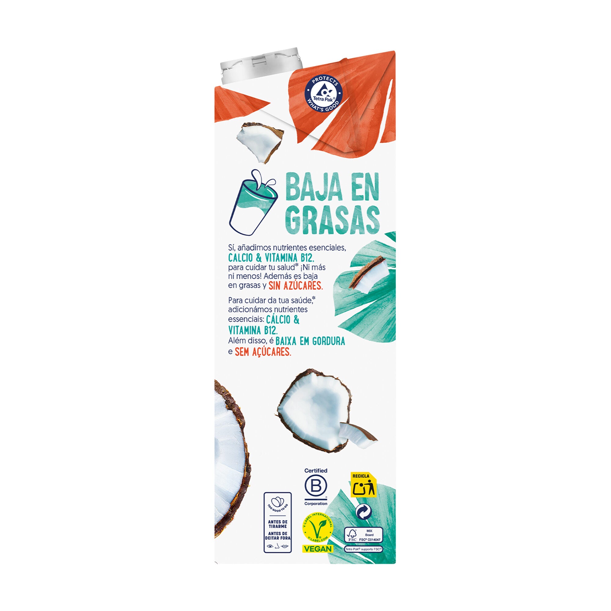 Bebida vegetal coco s/azucar Alpro 1l