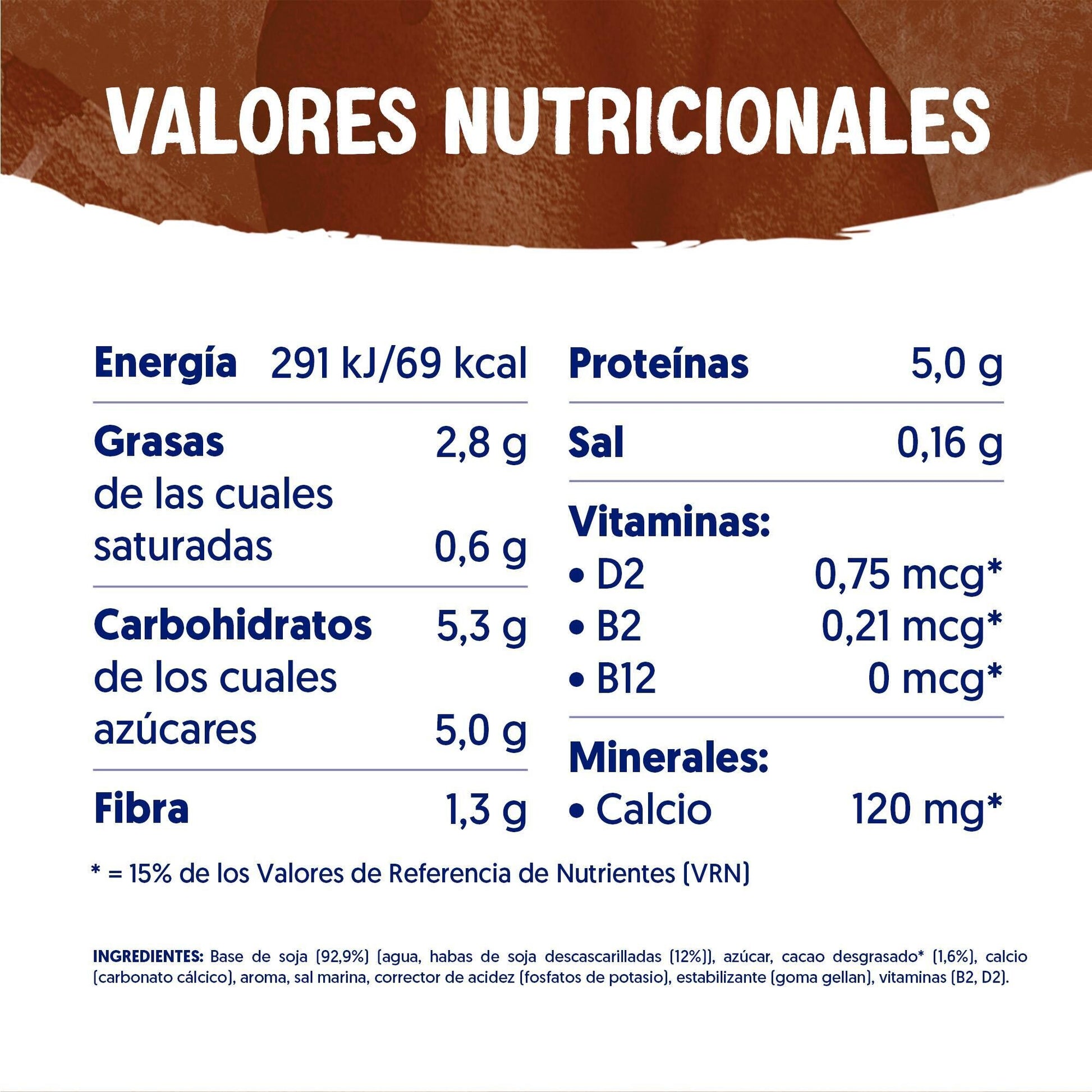 Bebida vegetal  de soja chocolate  proteinas Alpro 1l