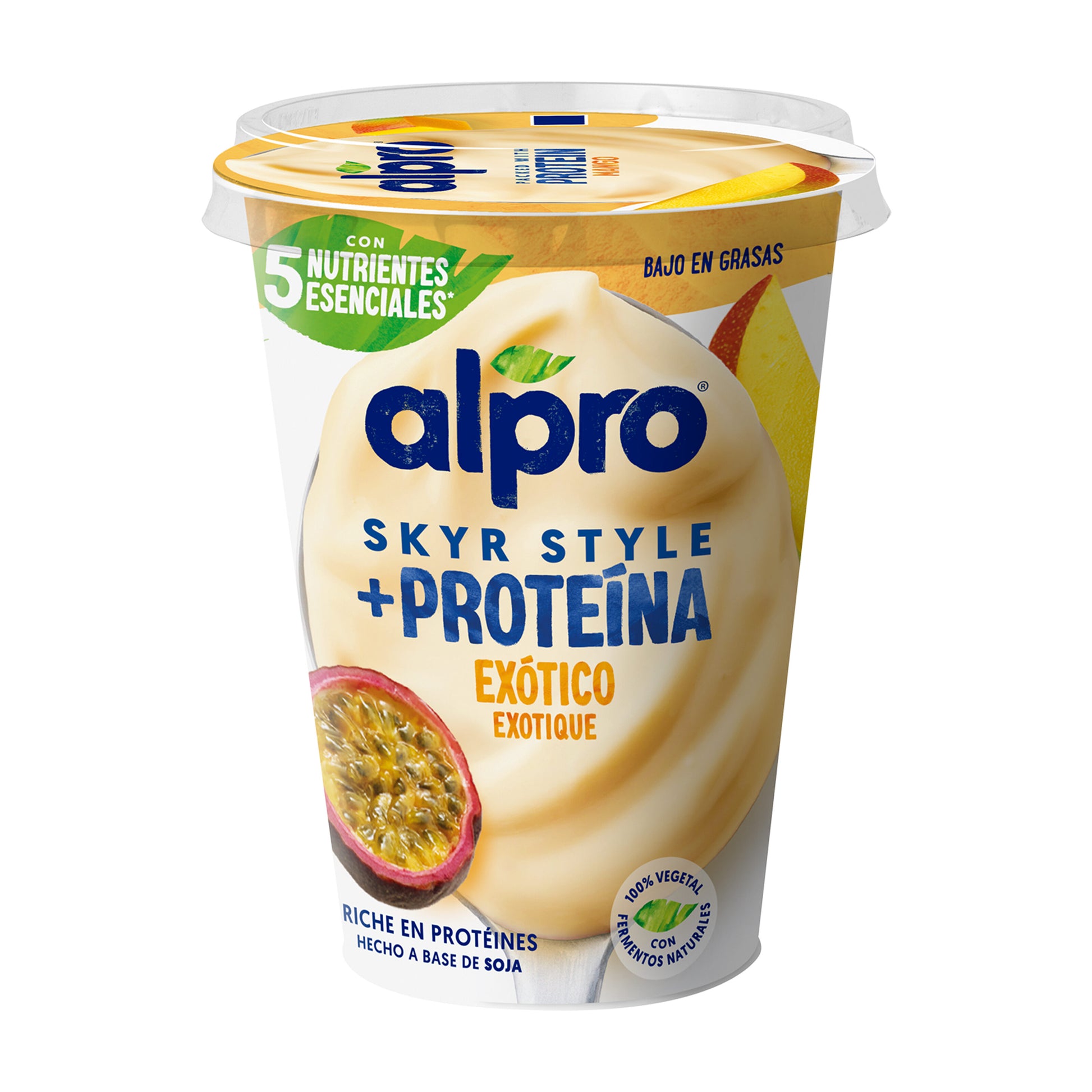 Postre vegetal pbay skyr exotic Alpro 400g