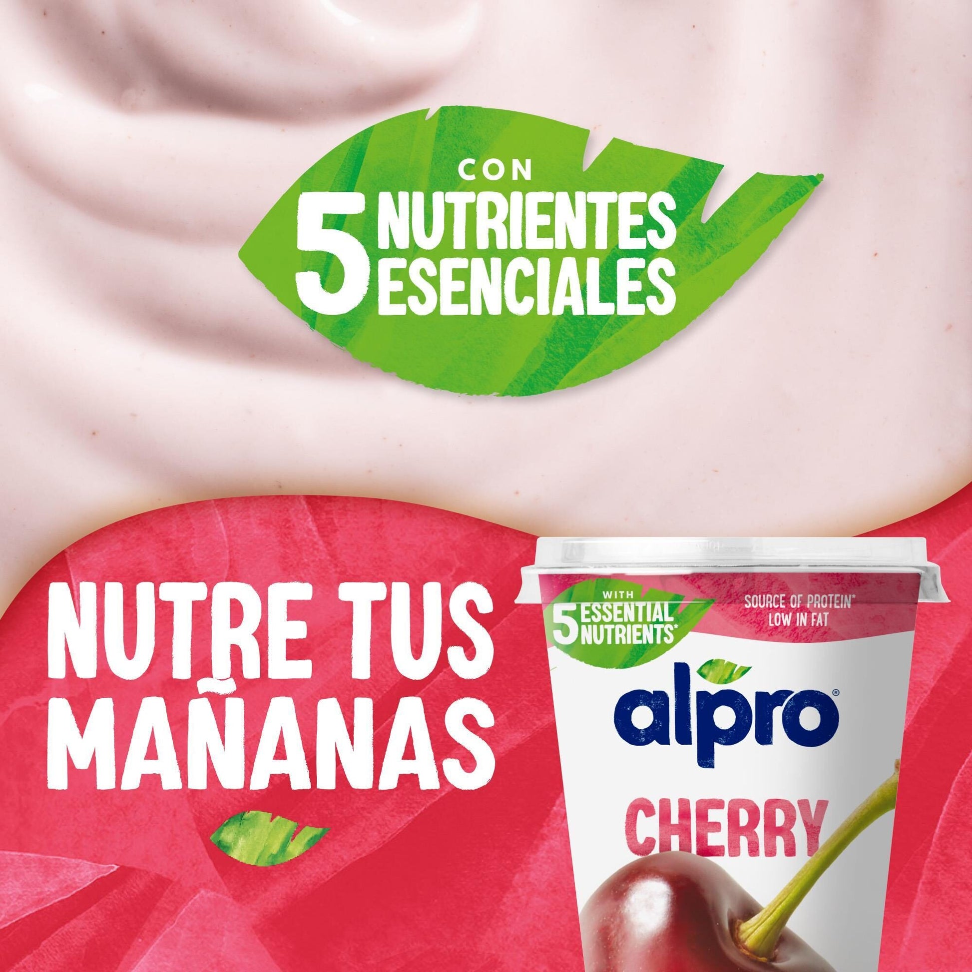 Postre vegetal cereza Alpro 400g