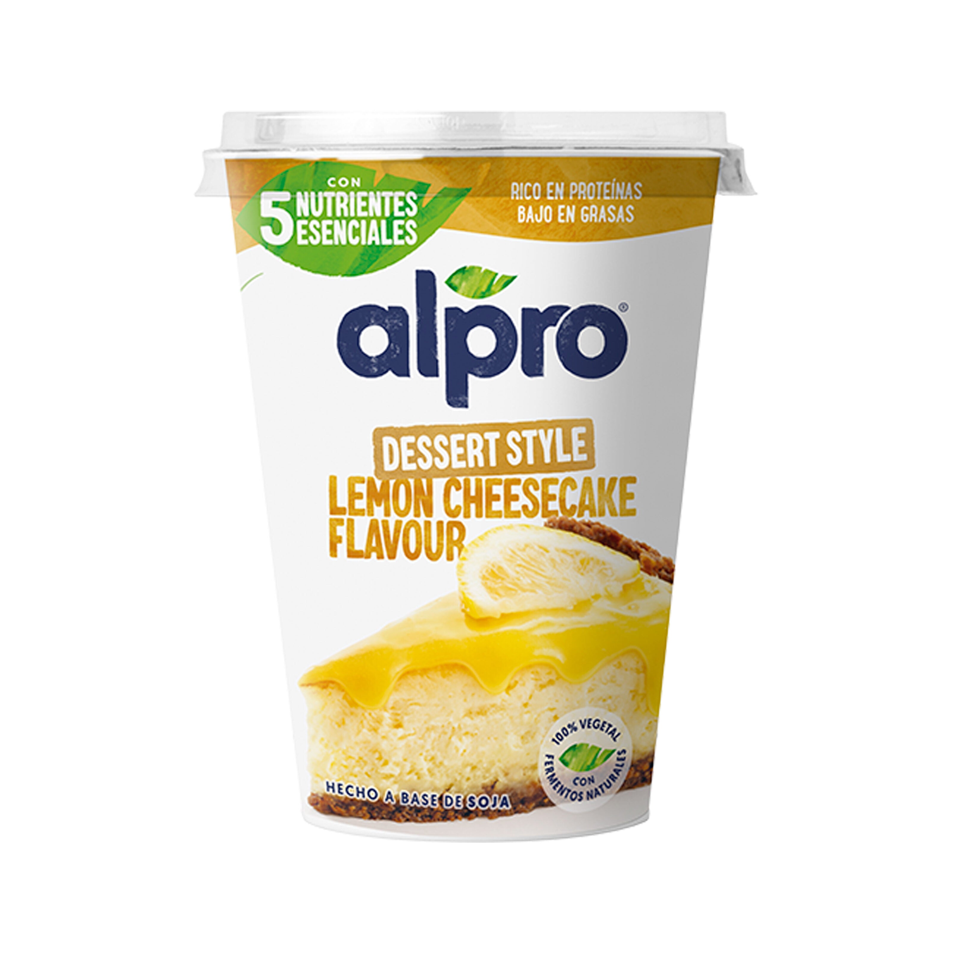 Postre vegetal lemon cheesecake Alpro 400g