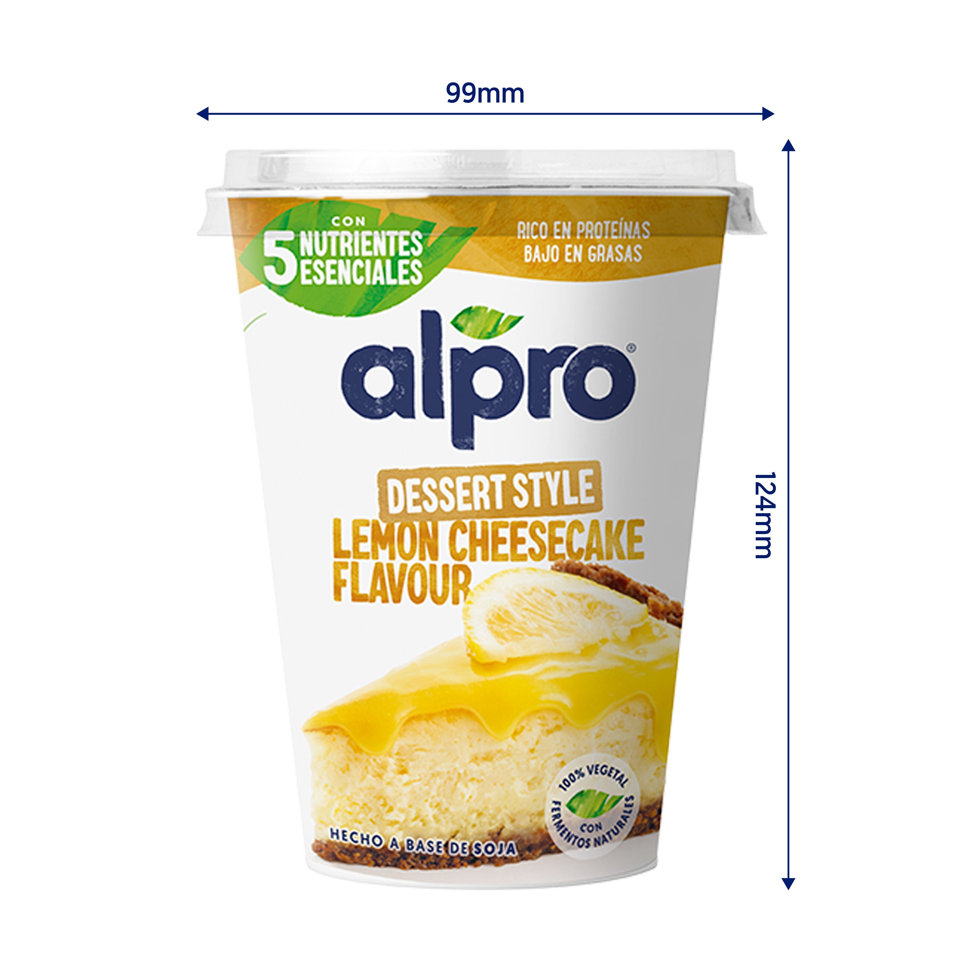 Postre vegetal lemon cheesecake Alpro 400g