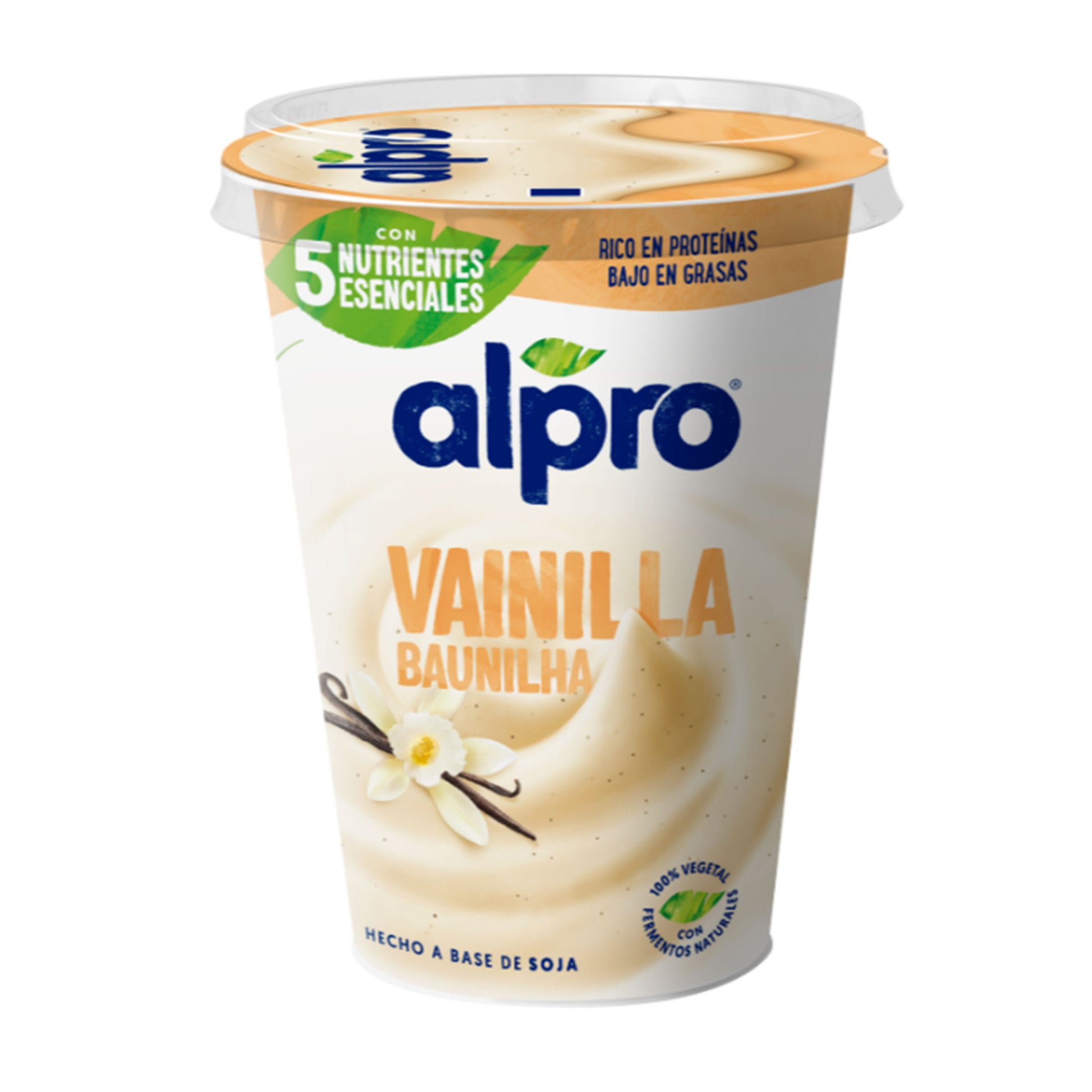 Postre soja vanilla Alpro 400g